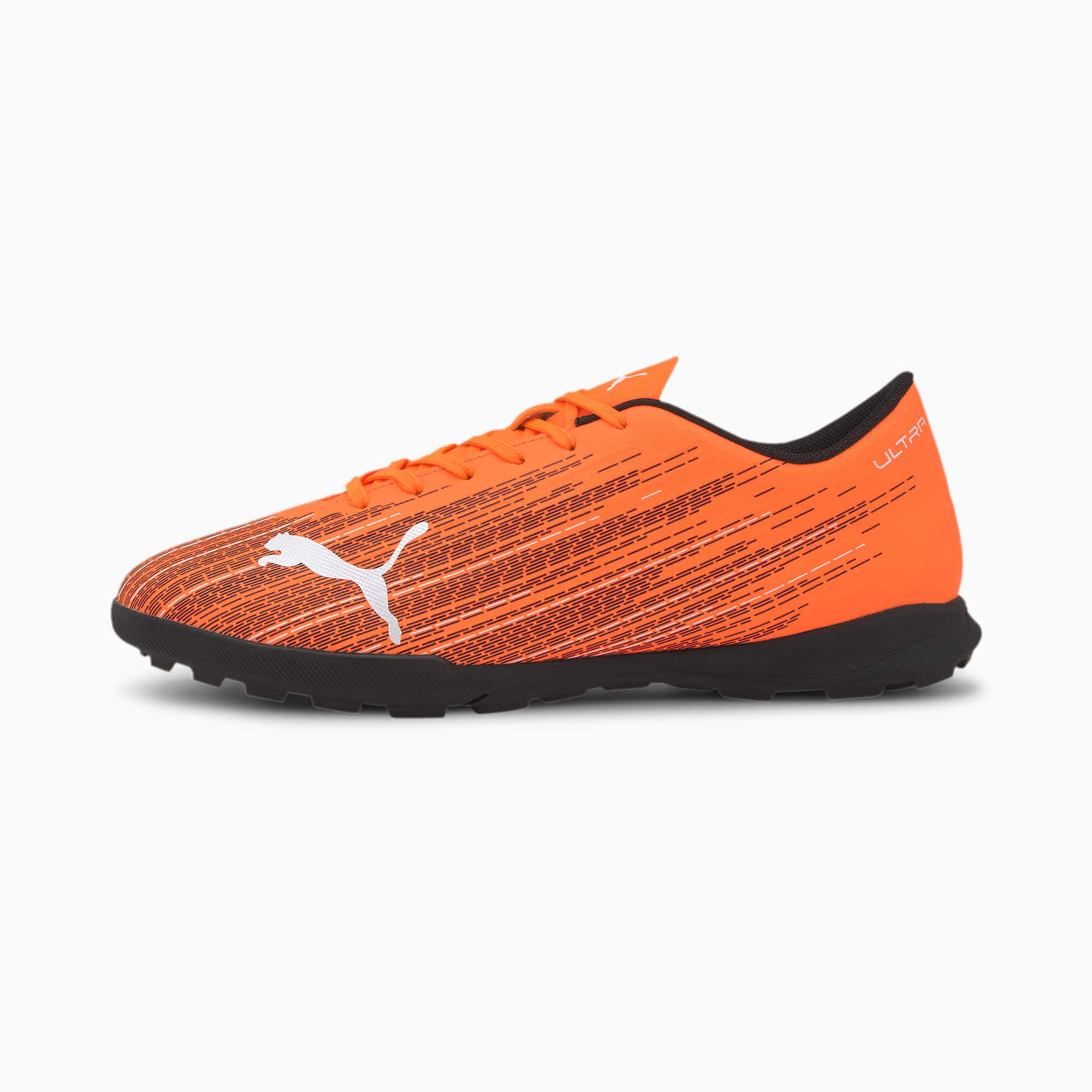 PUMA Chaussures de football ULTRA 4.1 TT homme, Orange/Noir, Taille 43, Chaussures