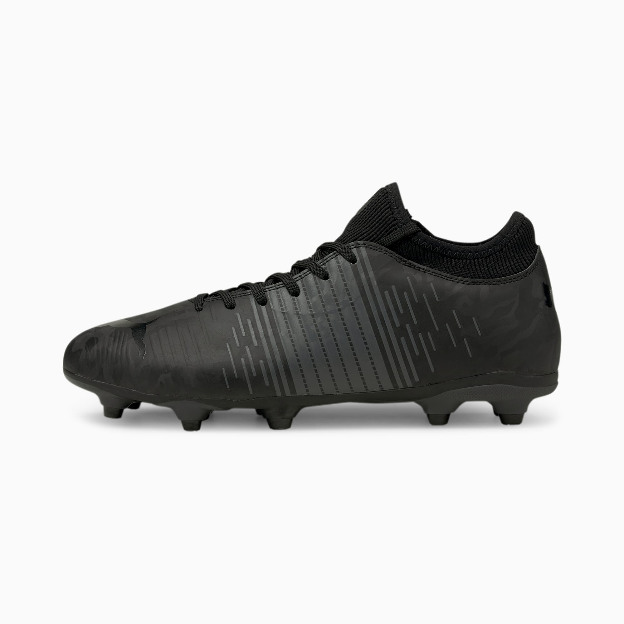 PUMA Chaussures de football FUTURE Z 4.1 FG/AG homme, Noir/Gris, Taille 42, Chaussures