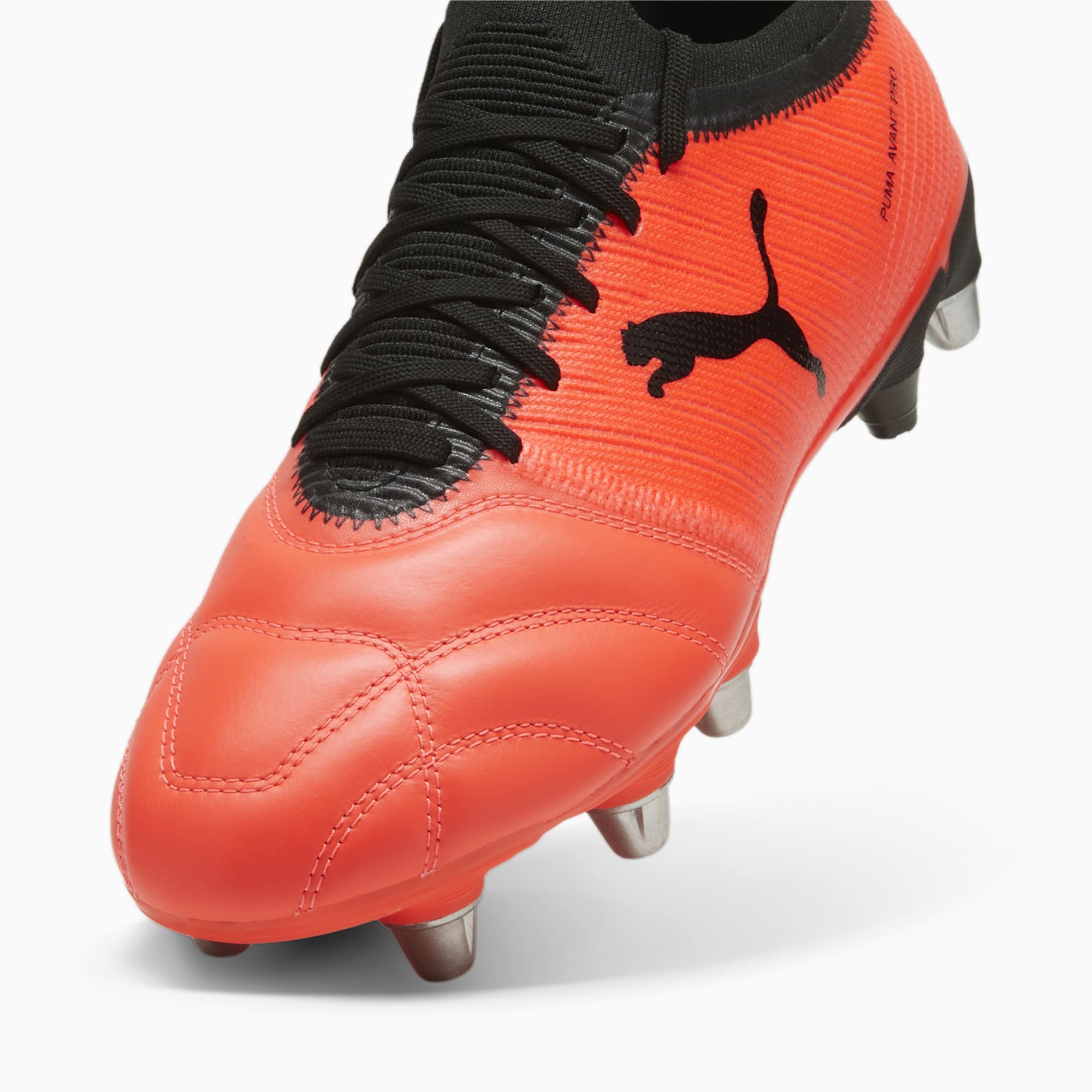 PUMA Avant Pro Men's Rugby Boots, Red/Black, Size 39, Shoes
