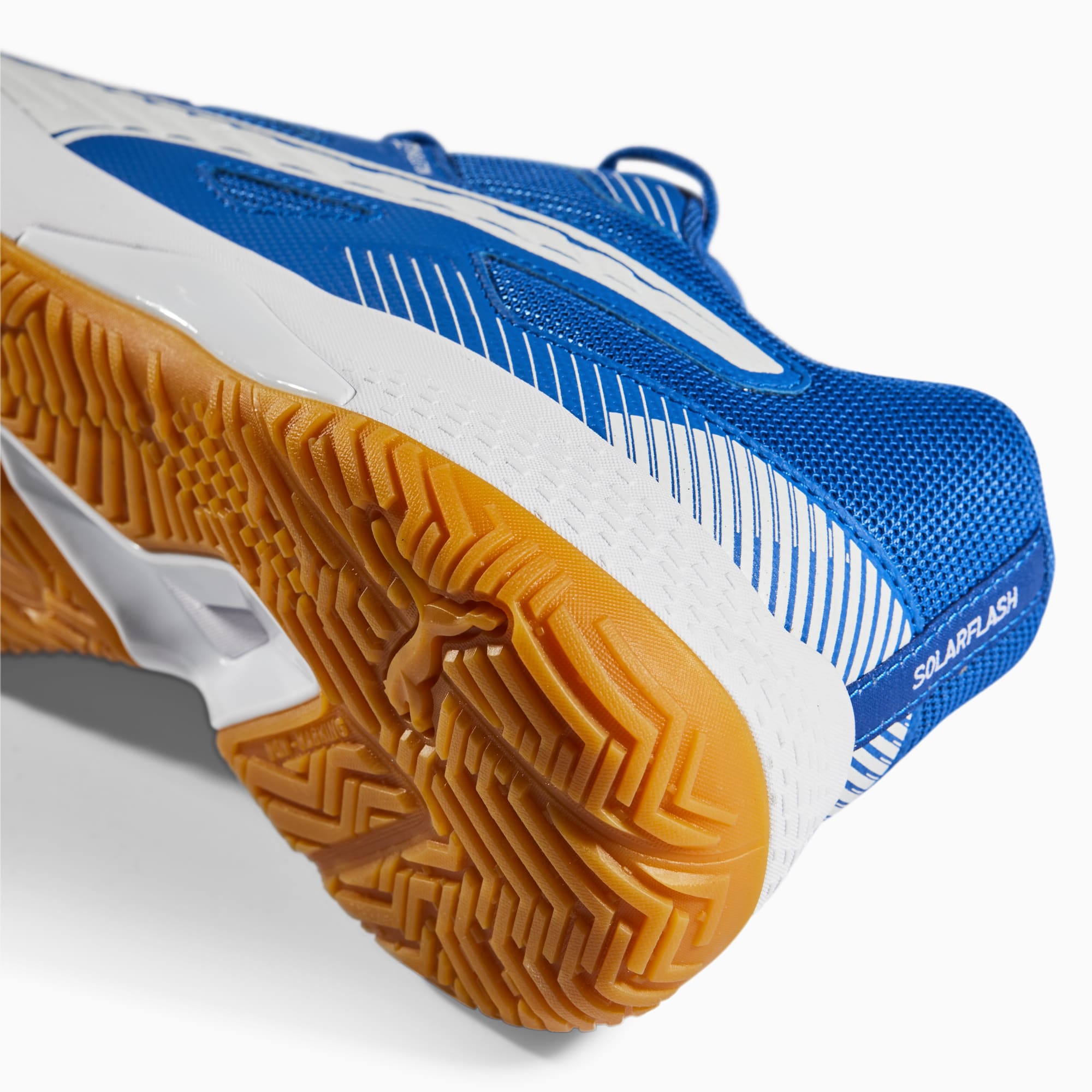 PUMA Solarflash II Indoorsportschoenen, Wit/Blauw