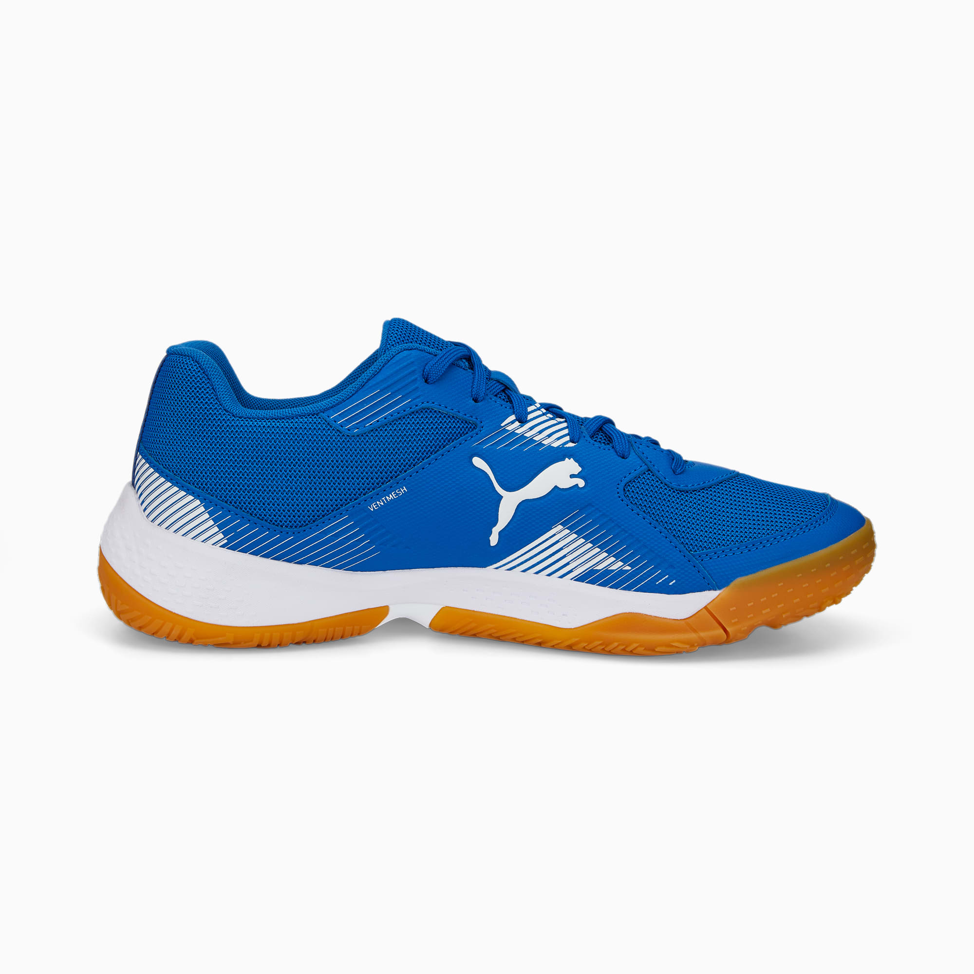 PUMA Solarflash II Indoorsportschoenen, Wit/Blauw
