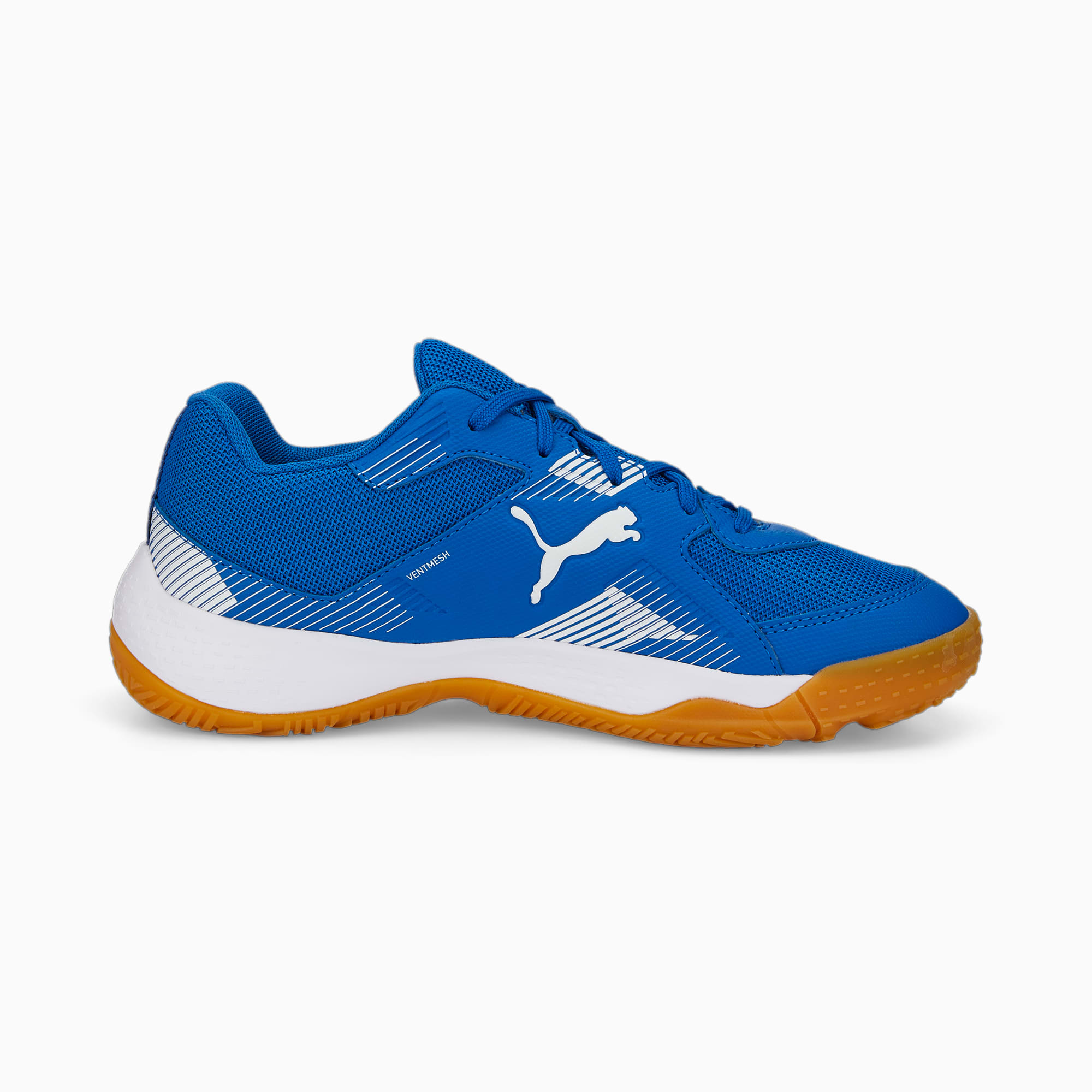 PUMA Solarflash II Indoor Sportschoenen, Wit/Blauw