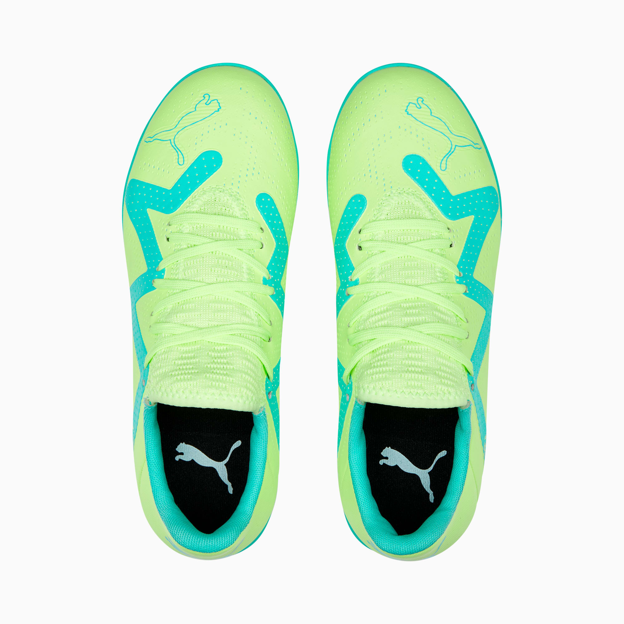 PUMA FUTURE Play TT voetbalschoenen voor Heren, Zwart/Geel