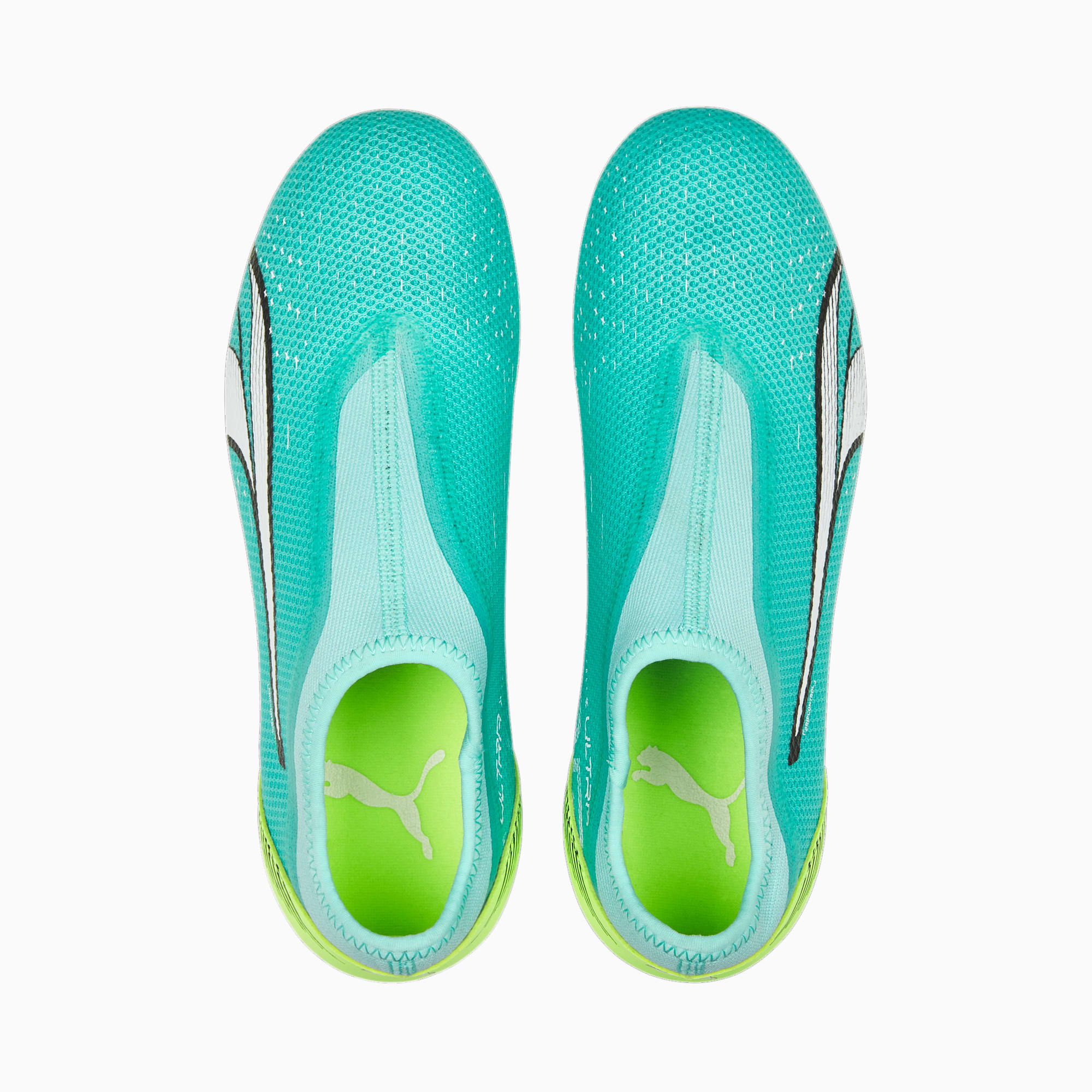 PUMA ULTRA Match LL FG/AG voetbalschoenen, Geel/Wit