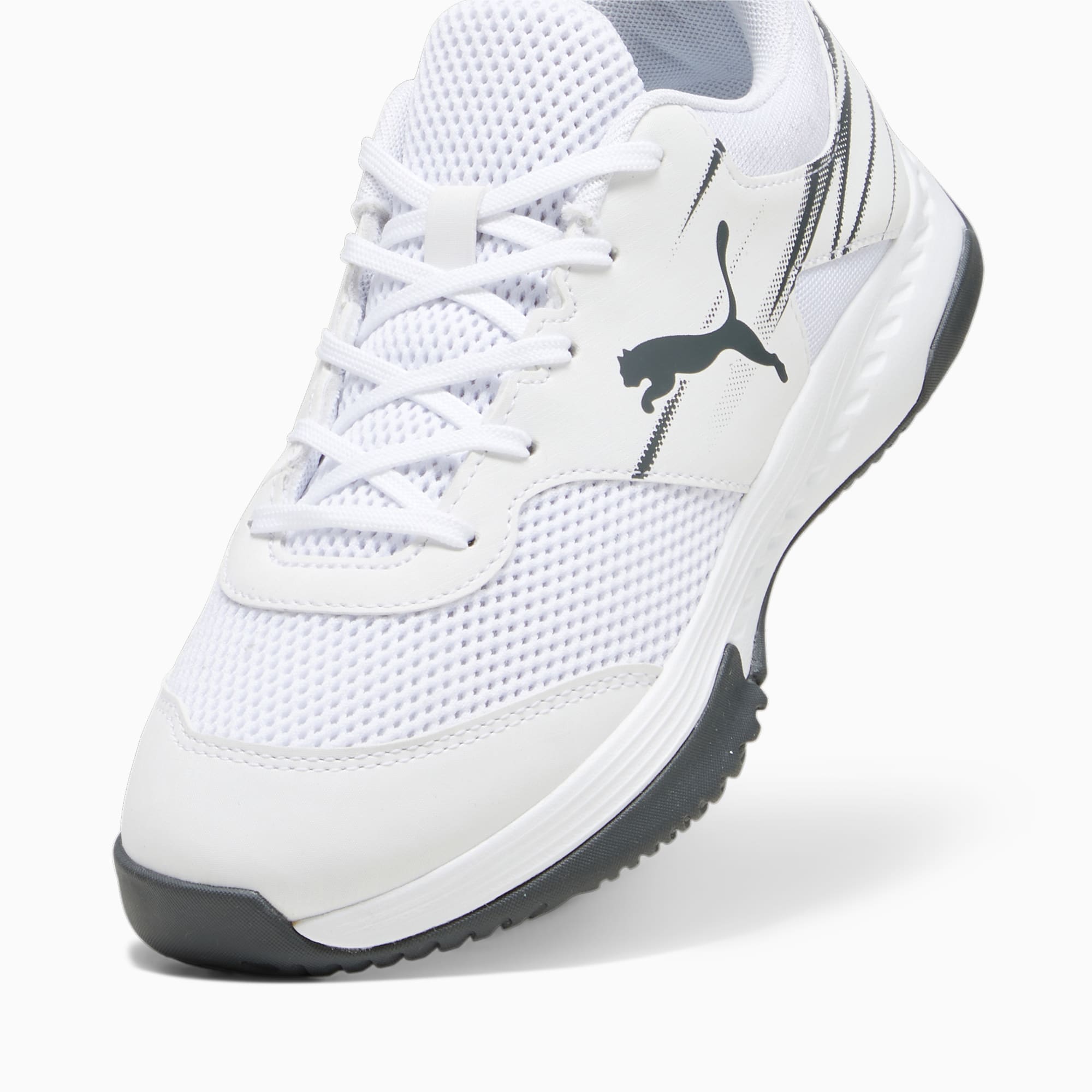 PUMA Varion II Jr FALSE Sportschoenen - Puma White-Shadow Gray - Maat 33