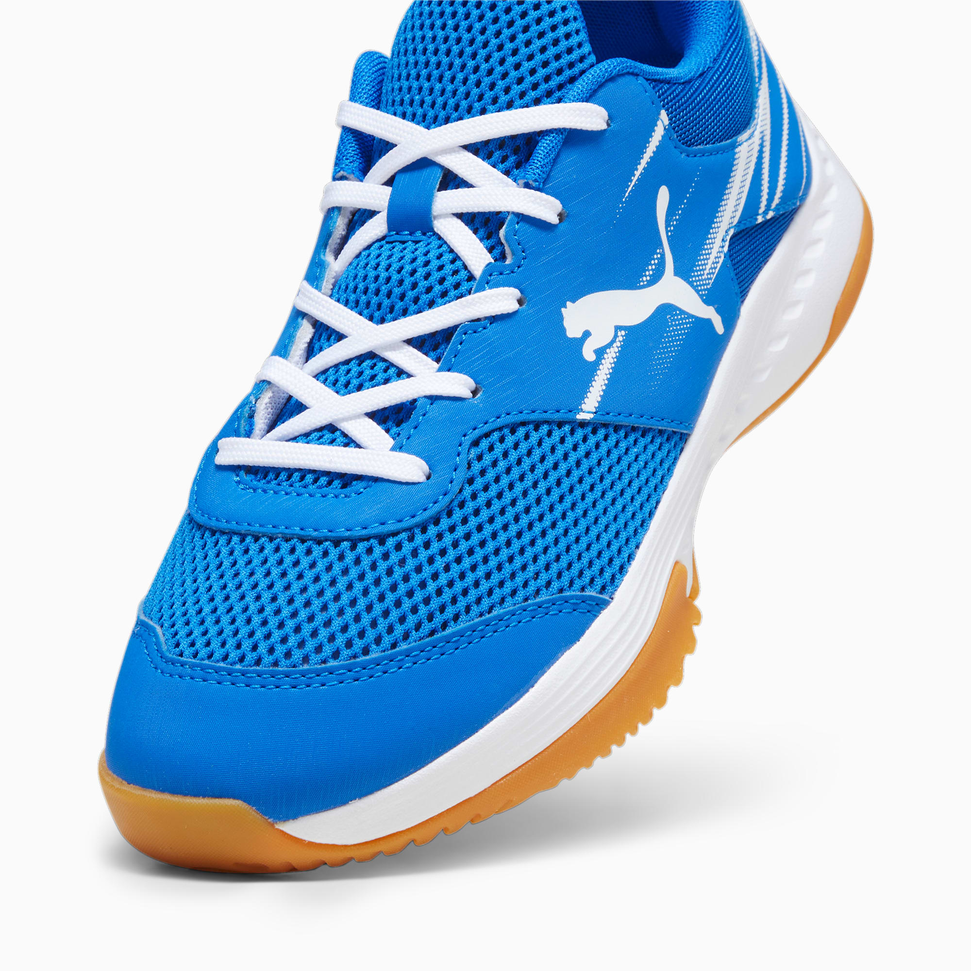 PUMA Varion II Zaalschoenen, Wit/Blauw