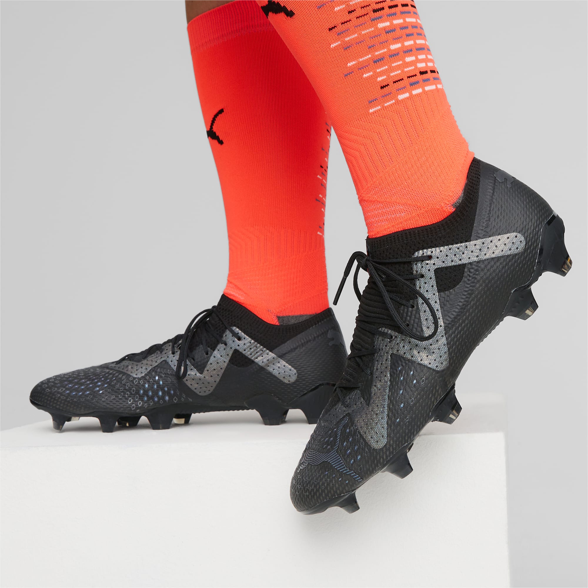 Men's PUMA Future Ultimate FG/AG Low-Cut Football Boots, Asphalt Grey, Size 35,5, Shoes