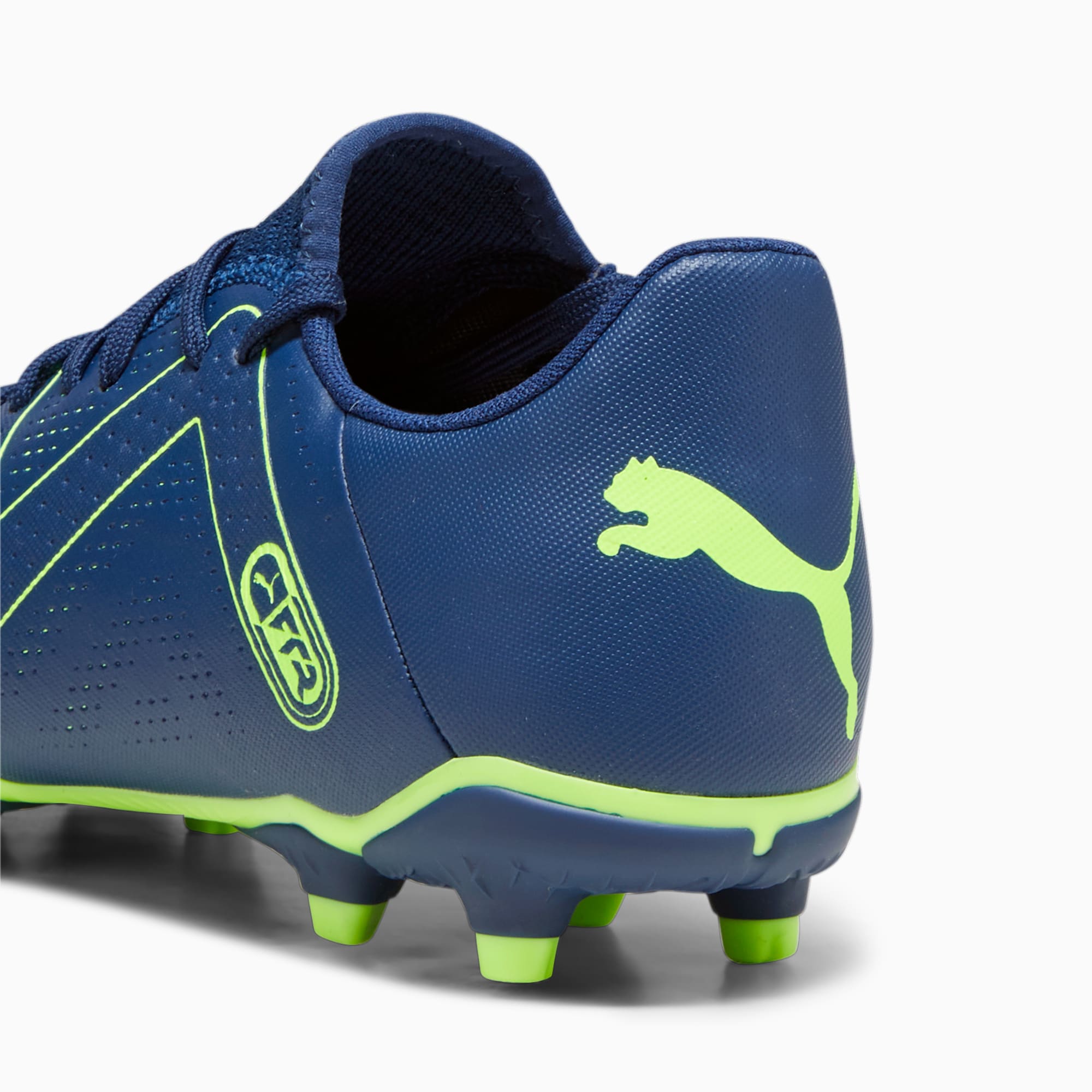 PUMA Chaussures De Football FUTURE PLAY FG/AG Pour Homme, Bleu/Vert