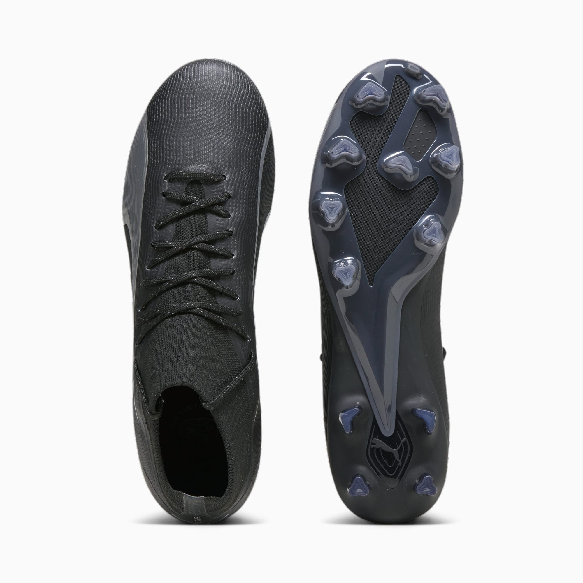 PUMA Chaussures De Football ULTRA PRO FG/AG Pour Homme, Noir/Gris