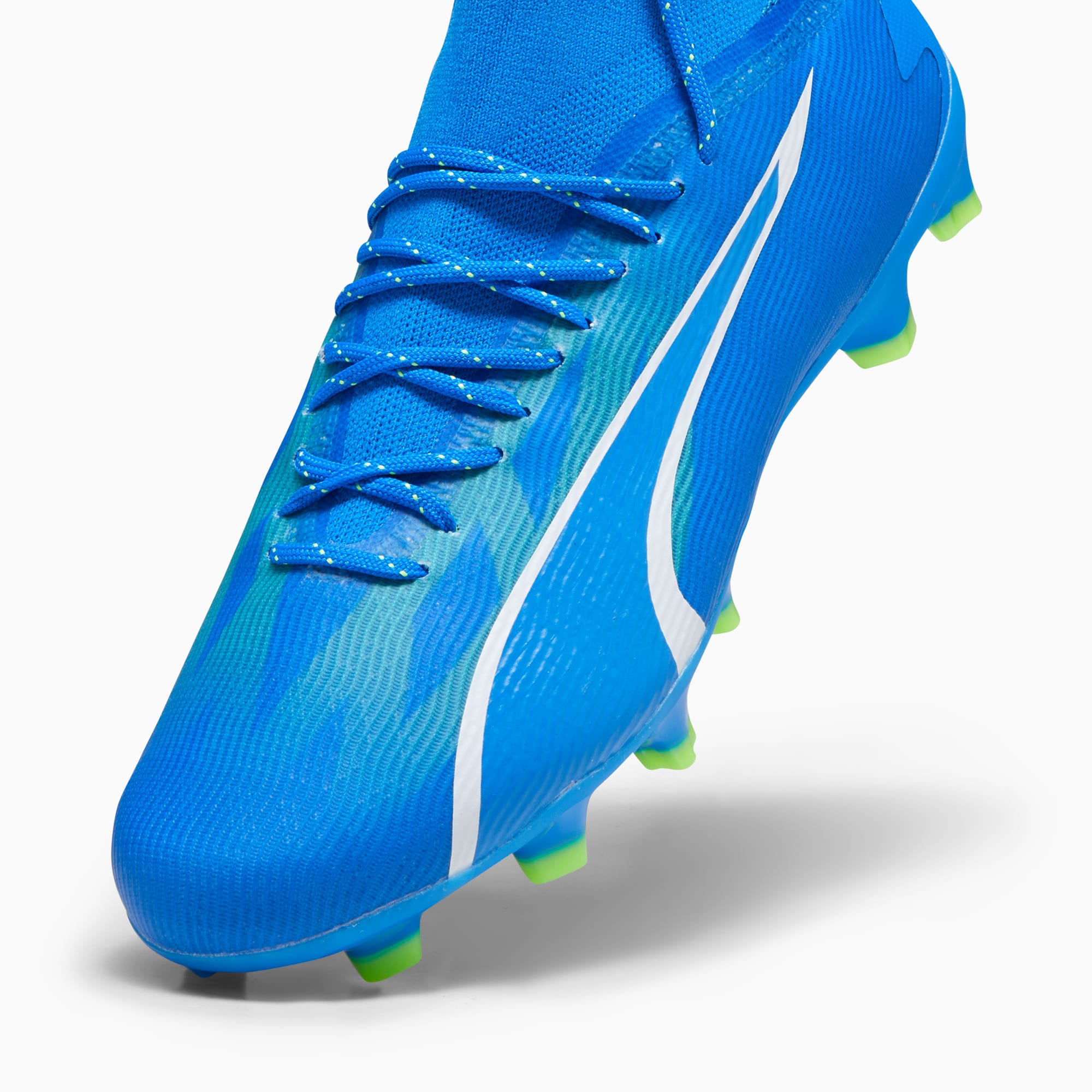 PUMA Ultra Pro Gras / Kunstgras Voetbalschoenen (MG) Blauw Wit Felgroen