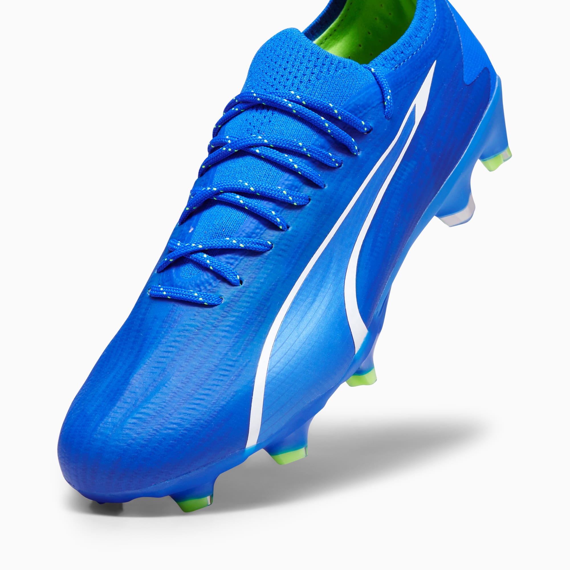 PUMA ULTRA ULTIMATE FG/AG voetbalschoenen voor Dames, Blauw/Groen/Wit