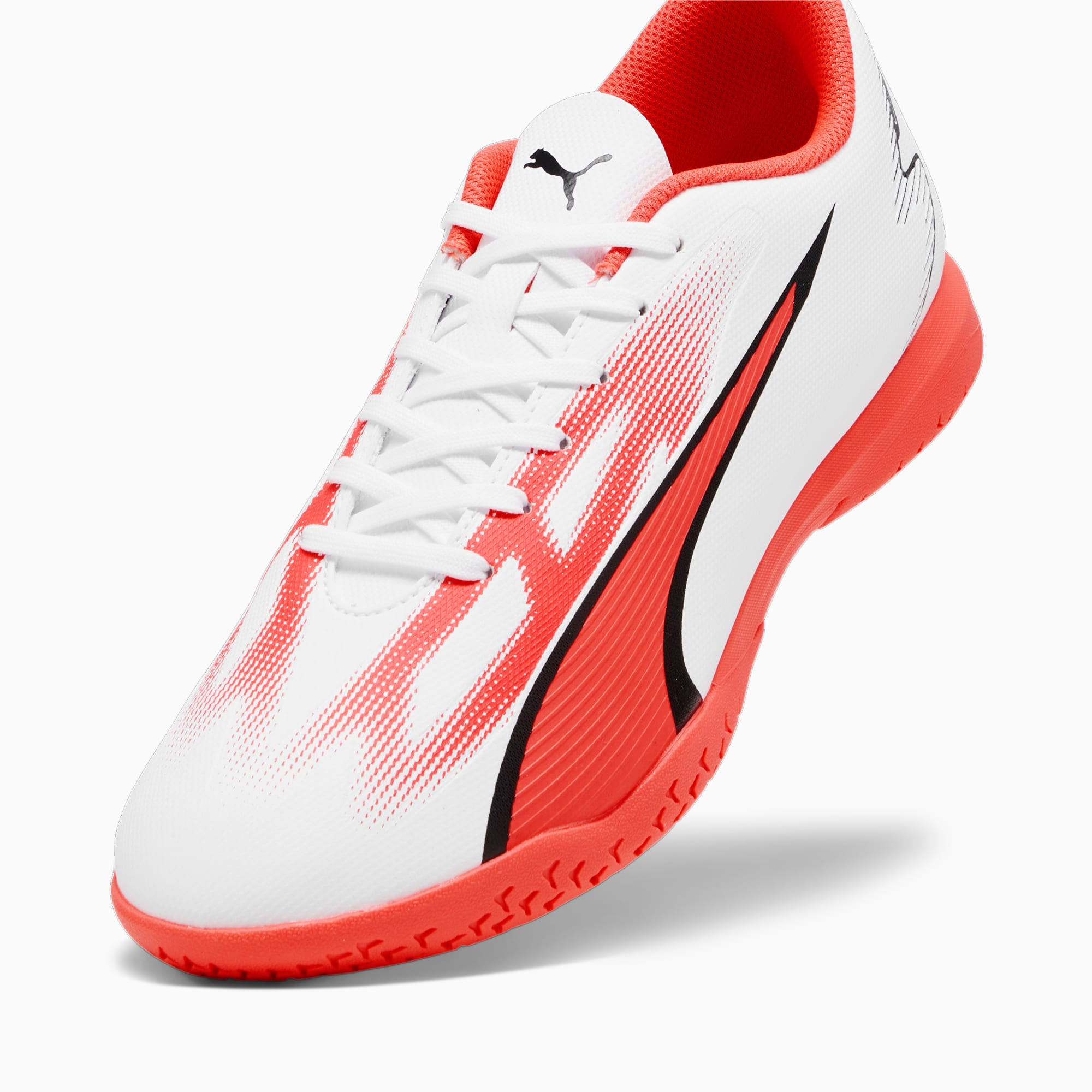 PUMA Ultra Play Zaalvoetbalschoenen (IN) Wit Rood Zwart