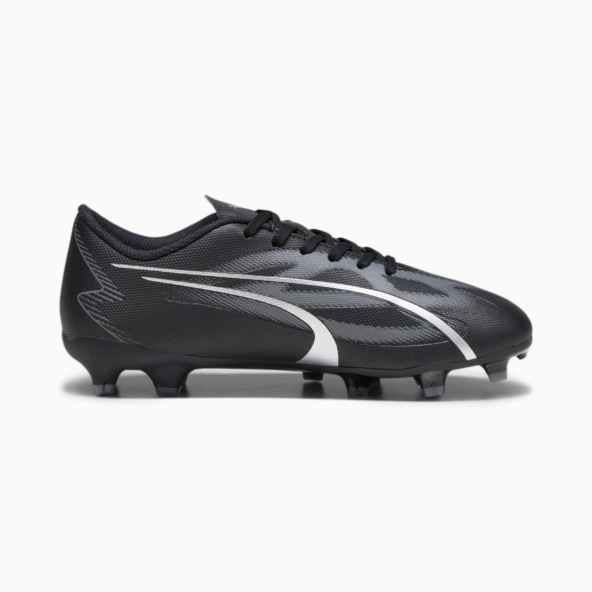 PUMA Ultra Play FG/AG Youth Football Boots, Asphalt Grey, Size 27, Shoes