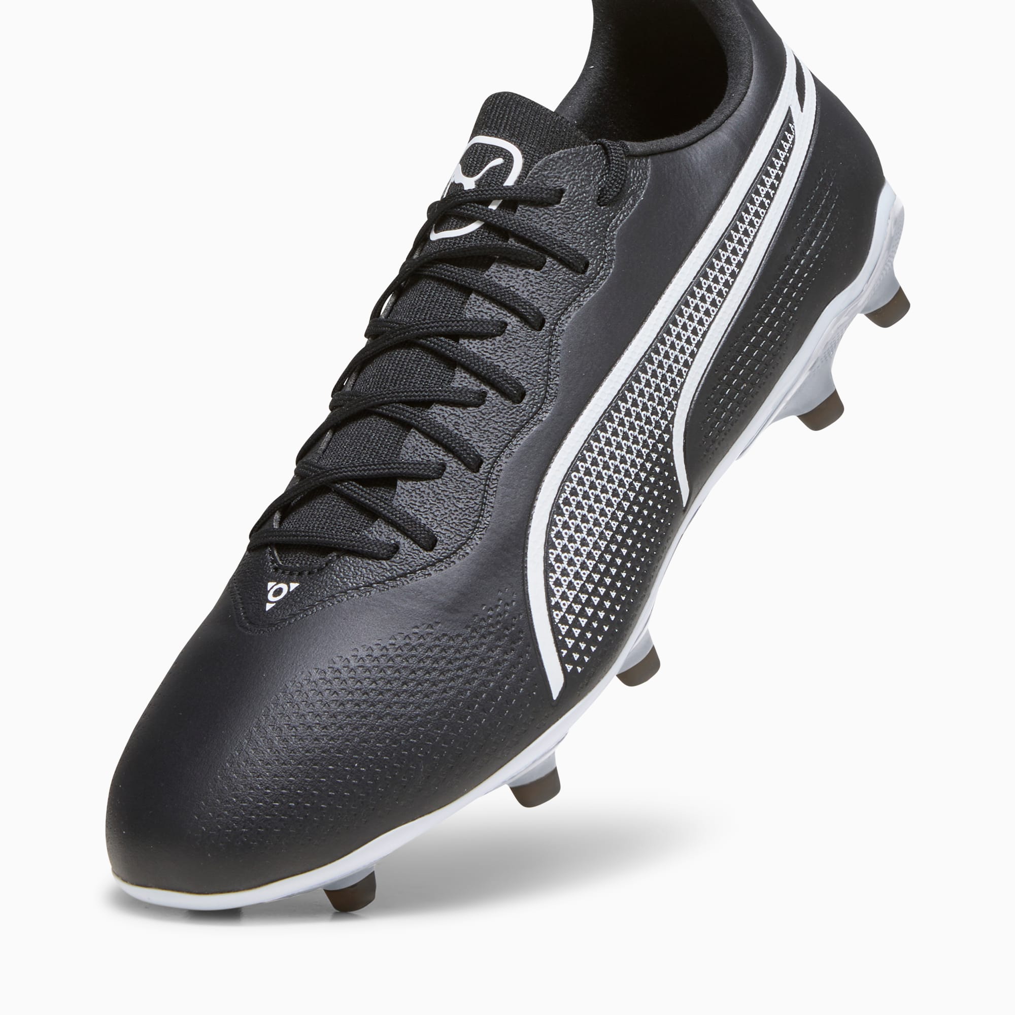 PUMA KING PROÂ FG/AG voetbalschoenen voor Heren, Wit/Zwart