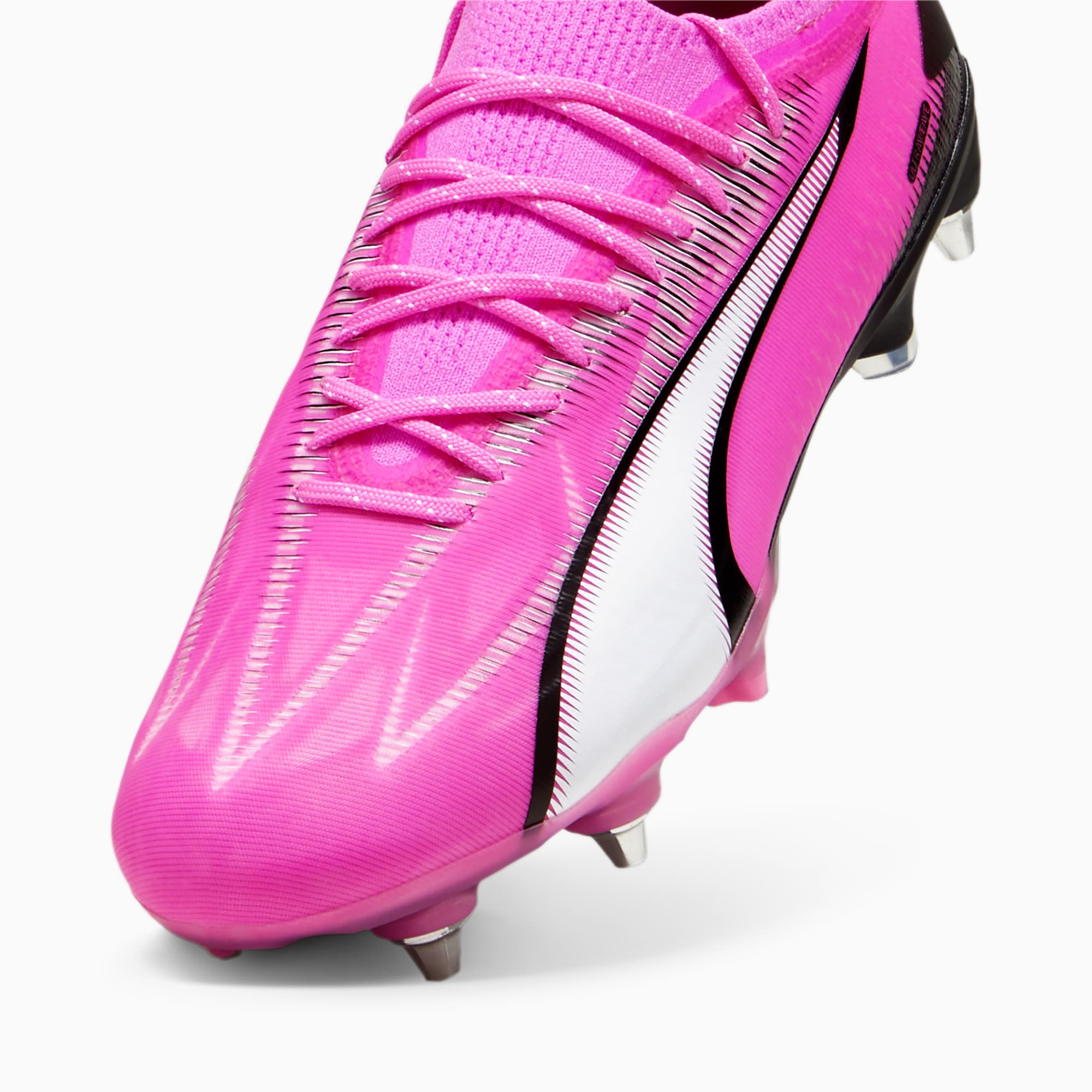 PUMA ULTRA Ultimate MxSG voetbalschoenen, Roze/Zwart/Wit