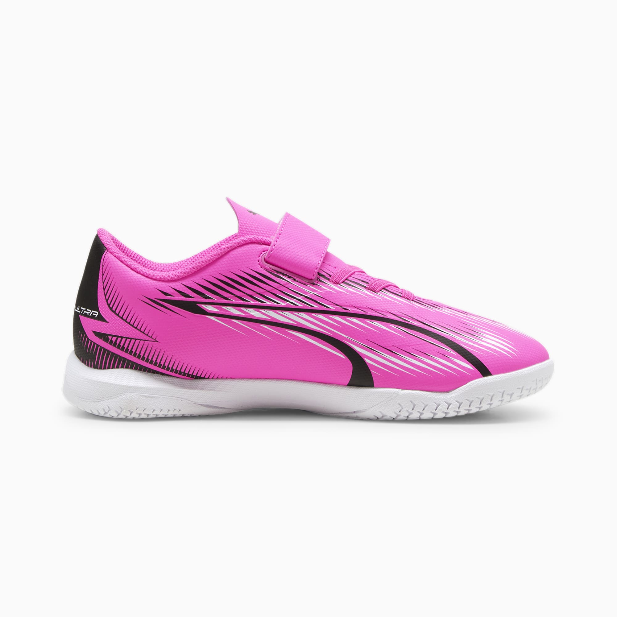 PUMA Ultra Play IT Youth Football Boots, Poison Pink/White/Black