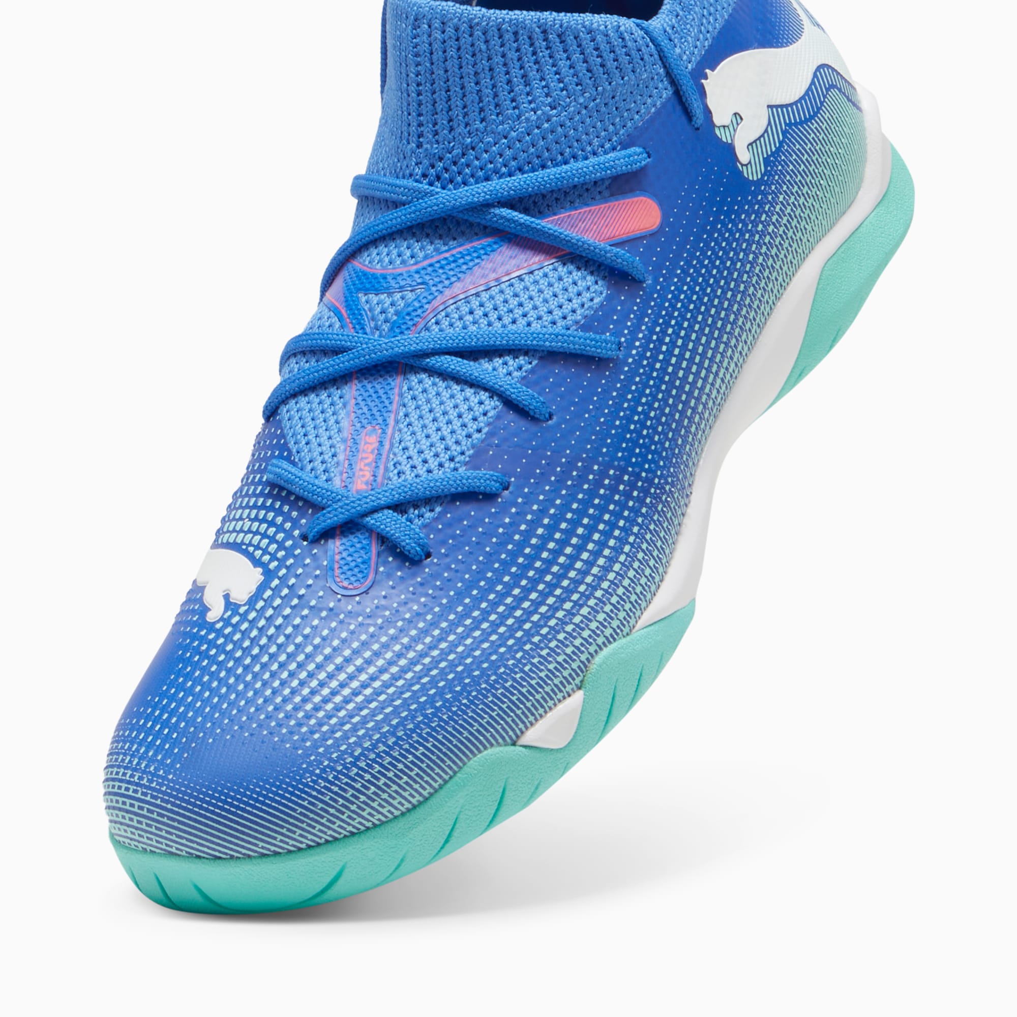 PUMA FUTURE 7 MATCH IT voetbalschoenen, Blauw/Wit