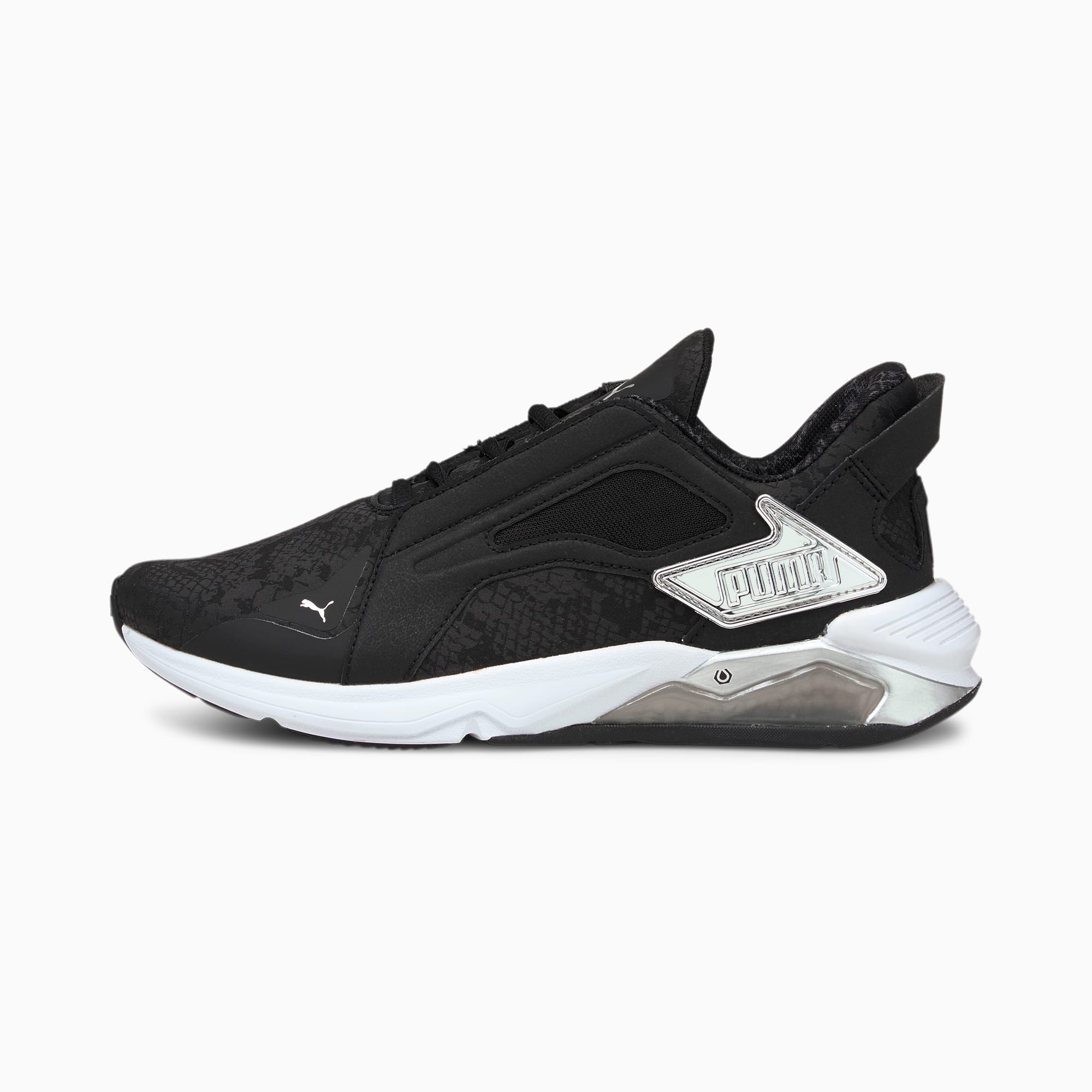 PUMA Chaussures de sport LQDCELL Method Untamed femme, Noir/Argent, Taille 35.5, Chaussures