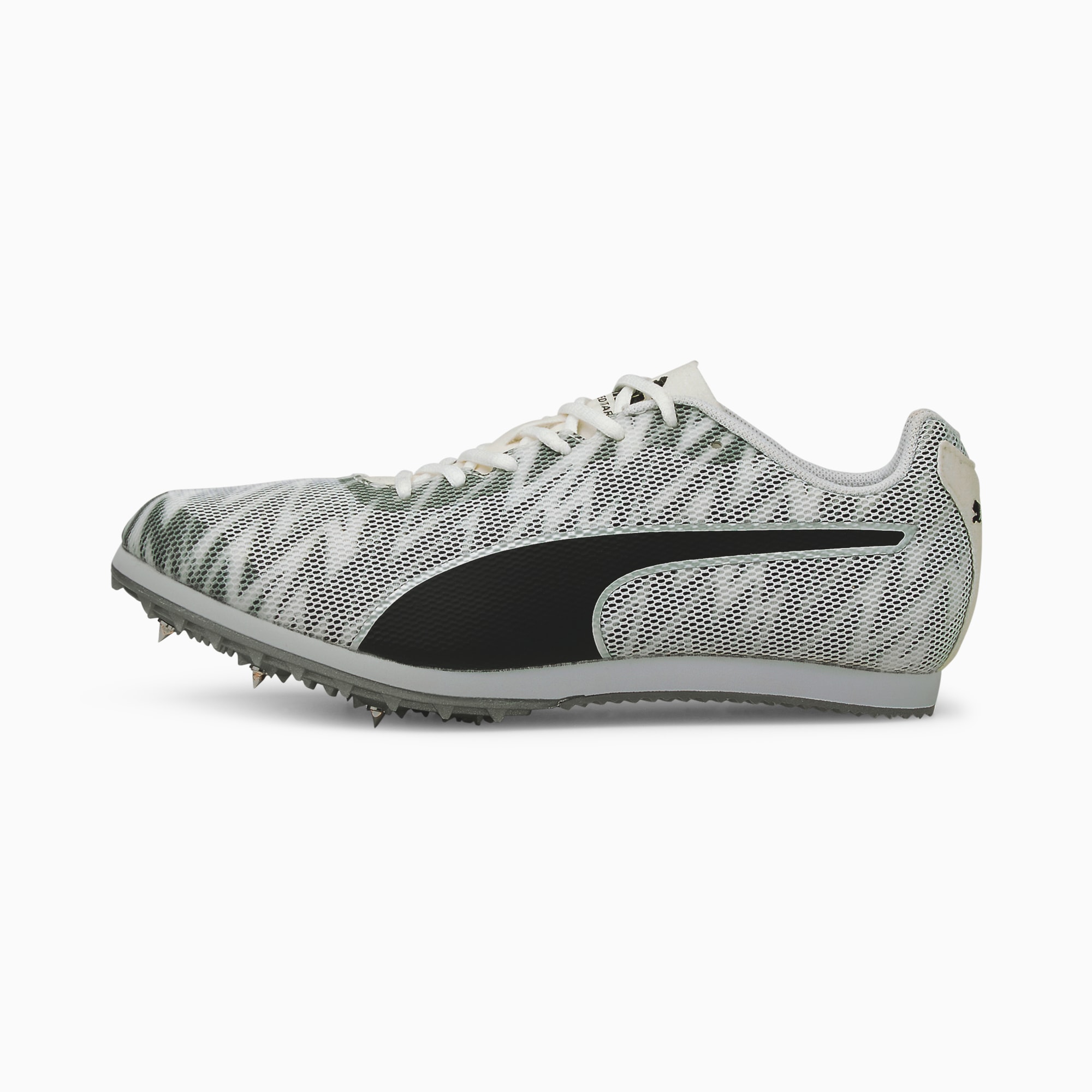 PUMA Chaussures d’athlétisme à pointes evoSPEED Star 7 enfant et adolescent, Argent/Noir/Blanc, Tail