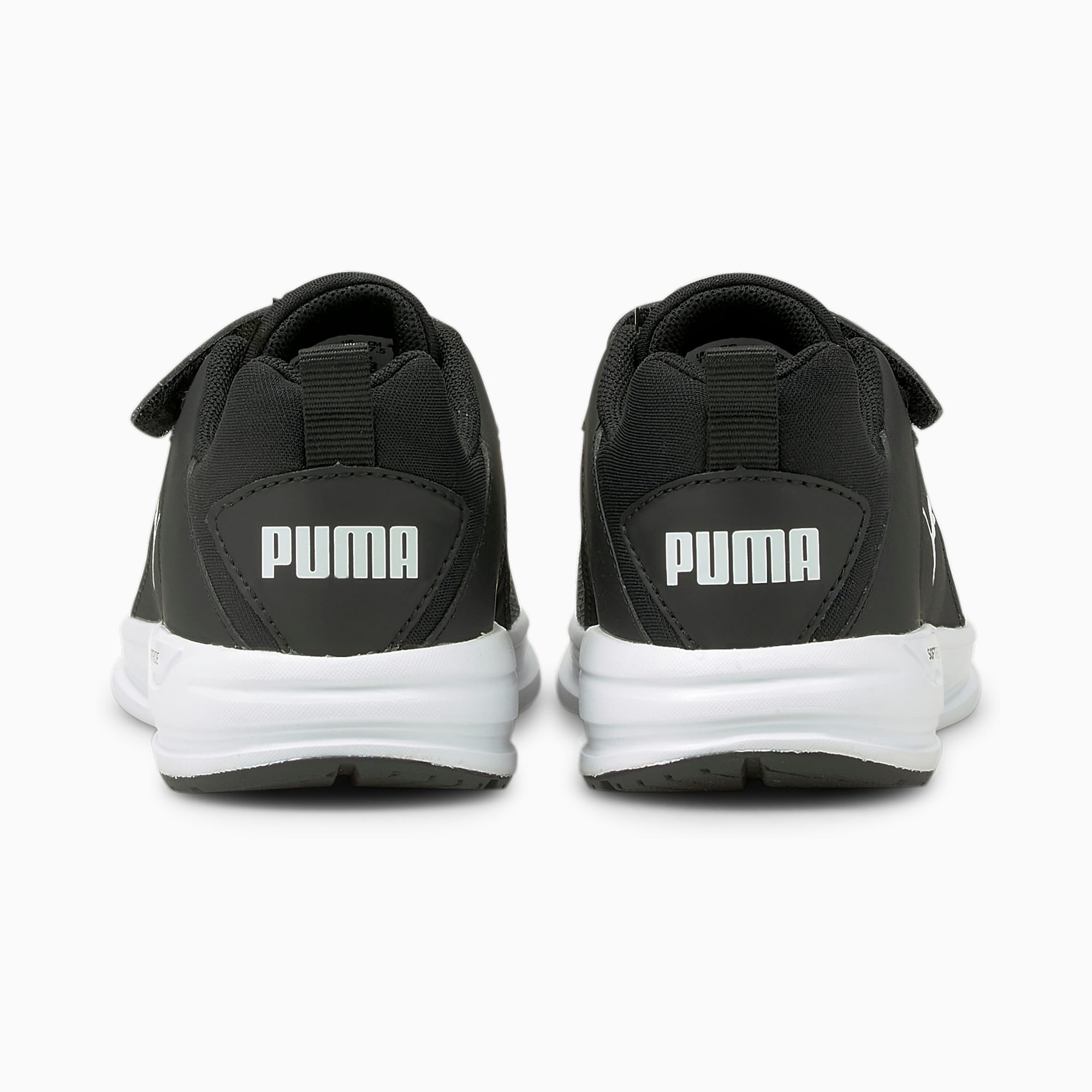 PUMA Comet 2 Alt V Kids' Trainers, Black/White, Size 27,5, Shoes