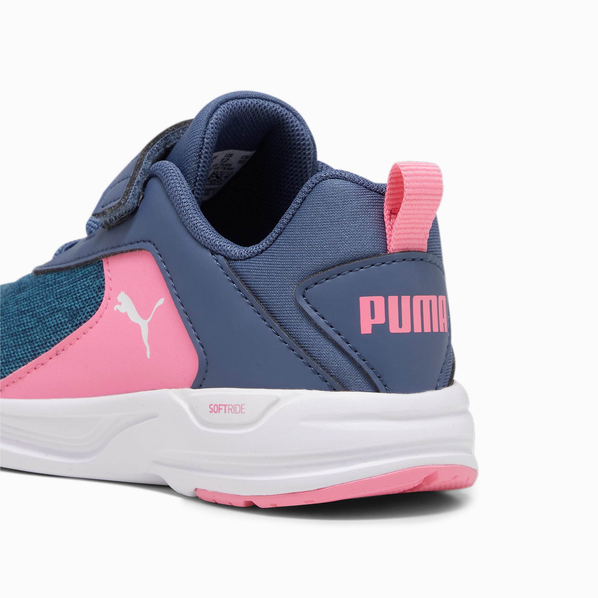 PUMA Comet 2 Alt V Kids' Trainers, Inky Blue/Strawberry Burst, Size 27,5, Shoes