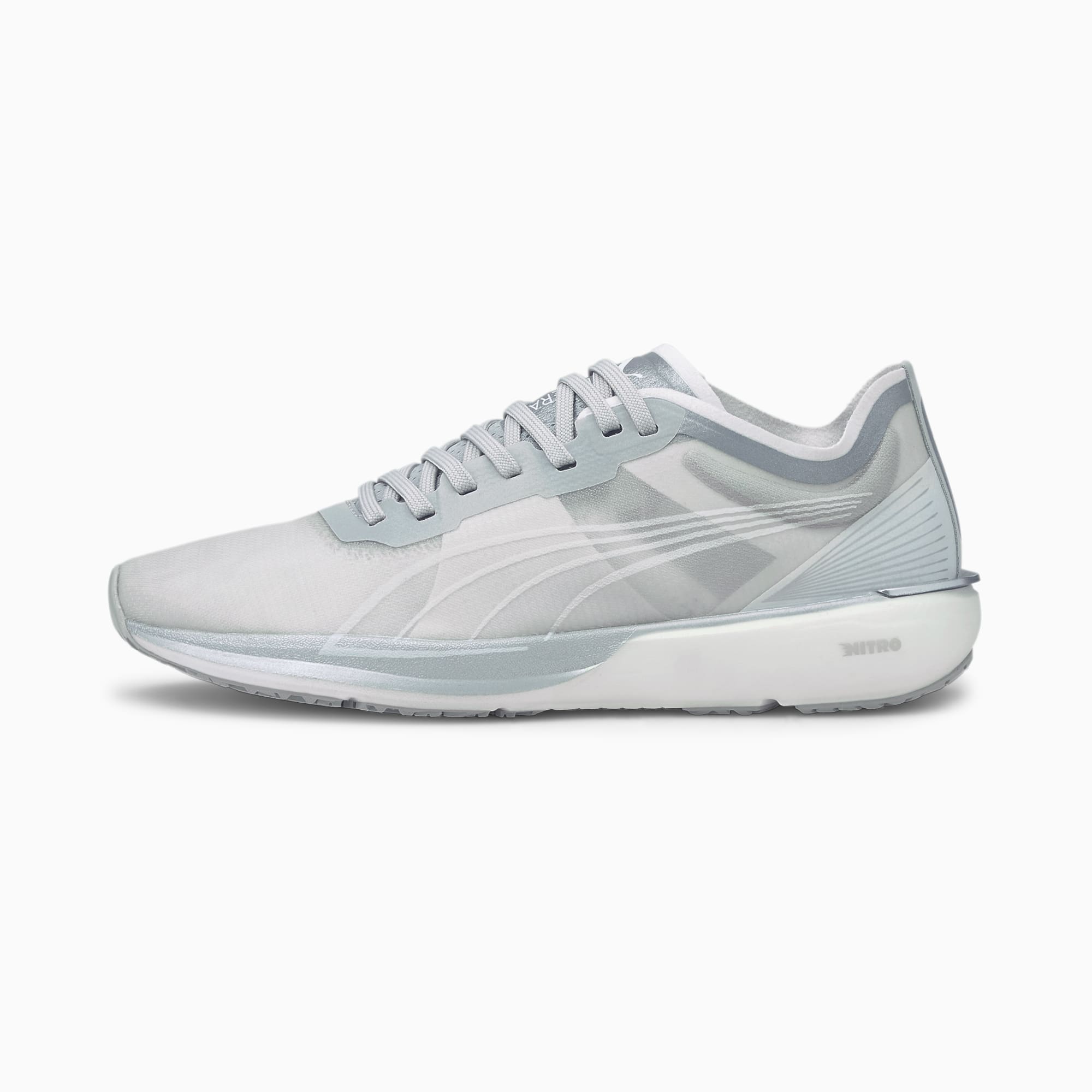 PUMA Chaussures de course Liberate Nitro COOLadapt femme, Argent/Gris/Blanc, Taille 37, Chaussures