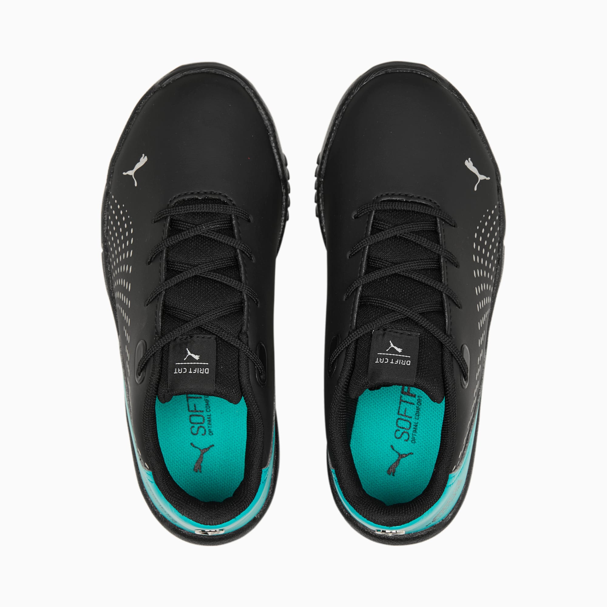 PUMA Mercedes-AMG Petronas Formule 1 Drift Cat Decima motorsportschoenen, Wit/Groen/Zwart