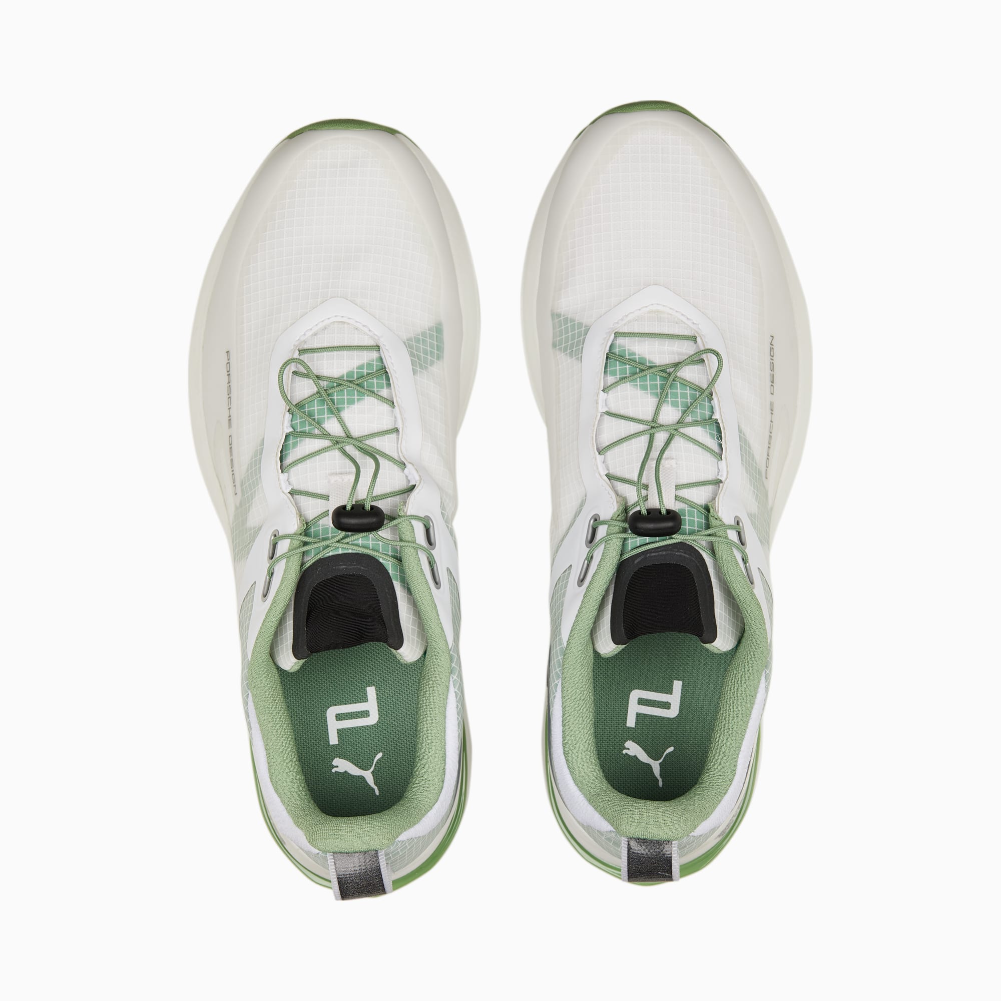 PUMA Porsche Design NITRO Runner II motorsportschoenen voor Heren, Wit/Groen