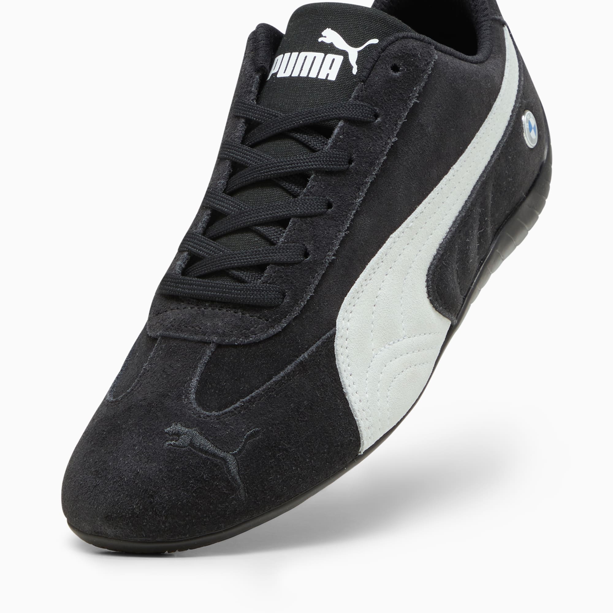 PUMA BMW M Motorsport Speedcat sneakers voor Dames, Wit/Zwart