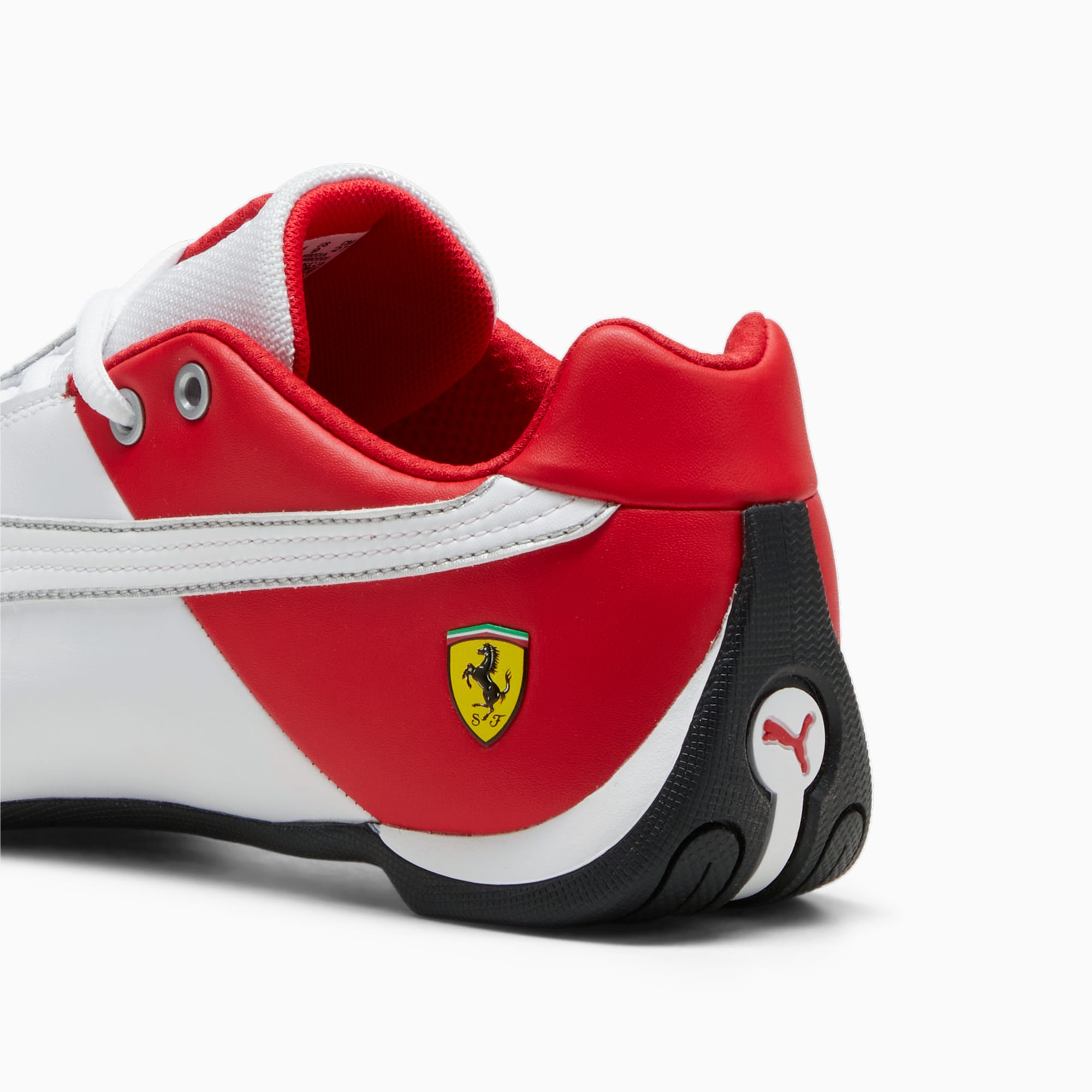 PUMA Scuderia Ferrari Future Cat OG Motorsportschuhe, Weiß/Rot, Größe: 39, Schuhe