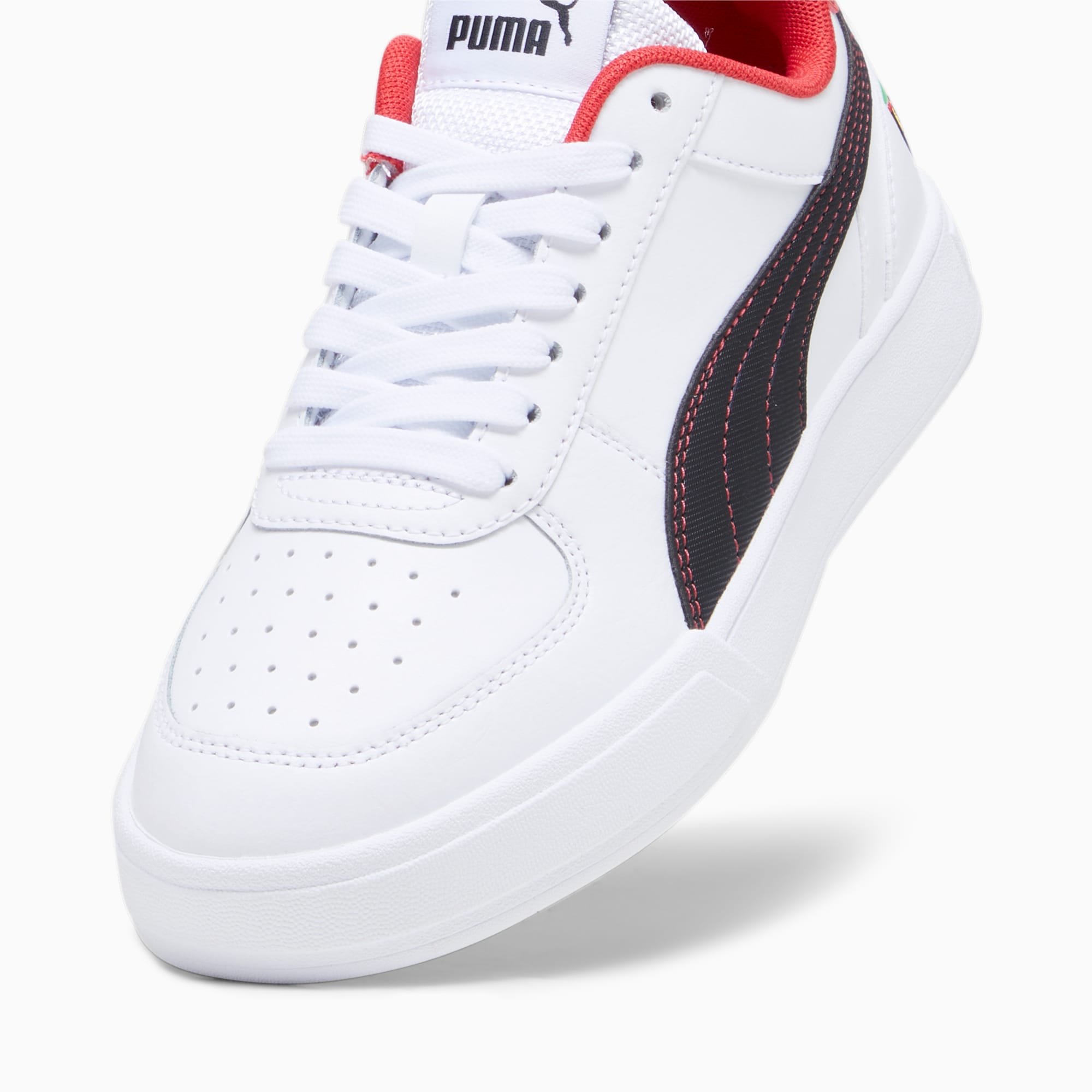 PUMA Scuderia Ferrari Caven Youth Sneakers, White, Size 35,5, Shoes