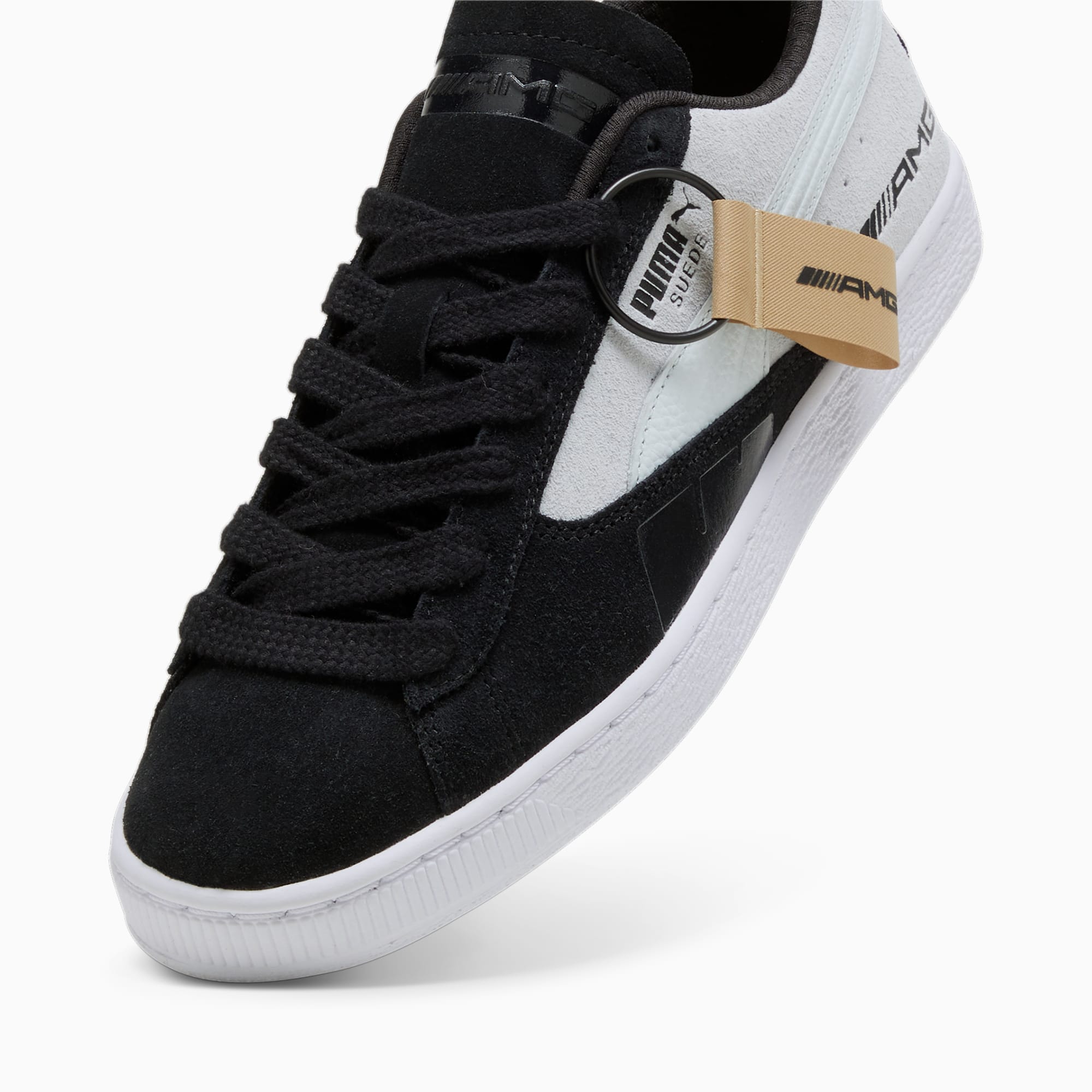 PUMA AMG T Suede sneakers, Zwart