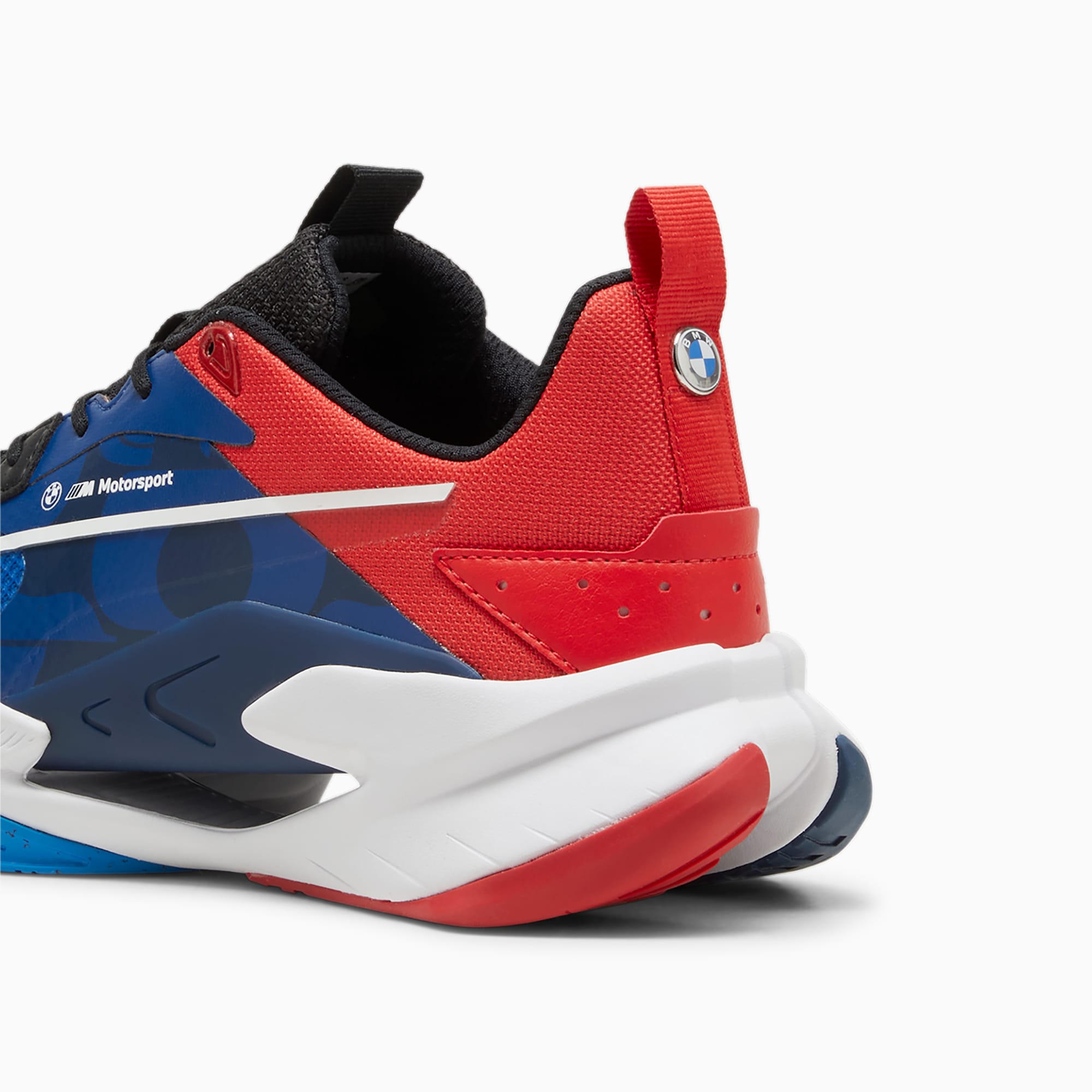 PUMA BMW M Motorsport LGND Renegade Sneakers Schuhe, Rot/Blau, Größe: 41, Schuhe