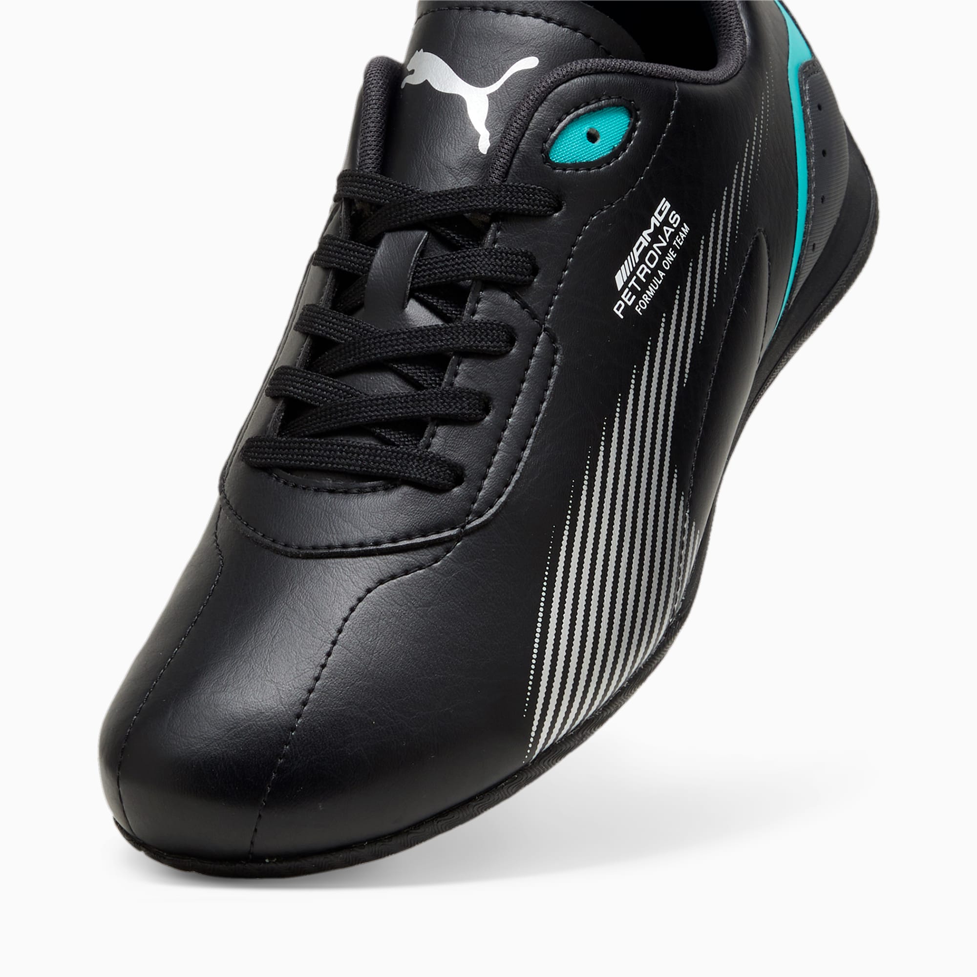 PUMA Mercedes-AMG PETRONAS Neo Cat 2.0 raceschoenen, Zwart/Groen