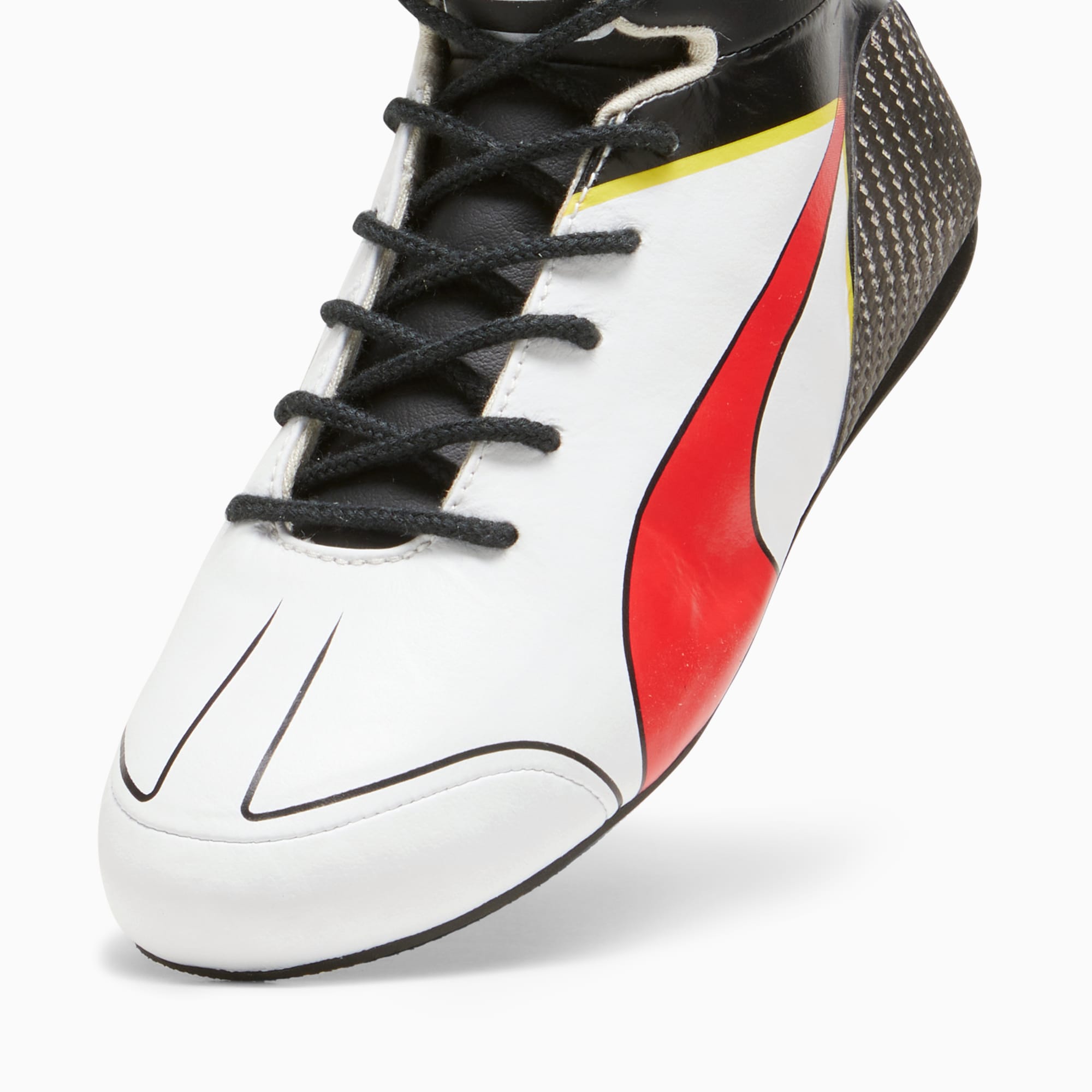 PUMA Scuderia Ferrari x June Ambrose Speedcat Pro raceschoenen voor Dames, Wit/Zwart/Rood