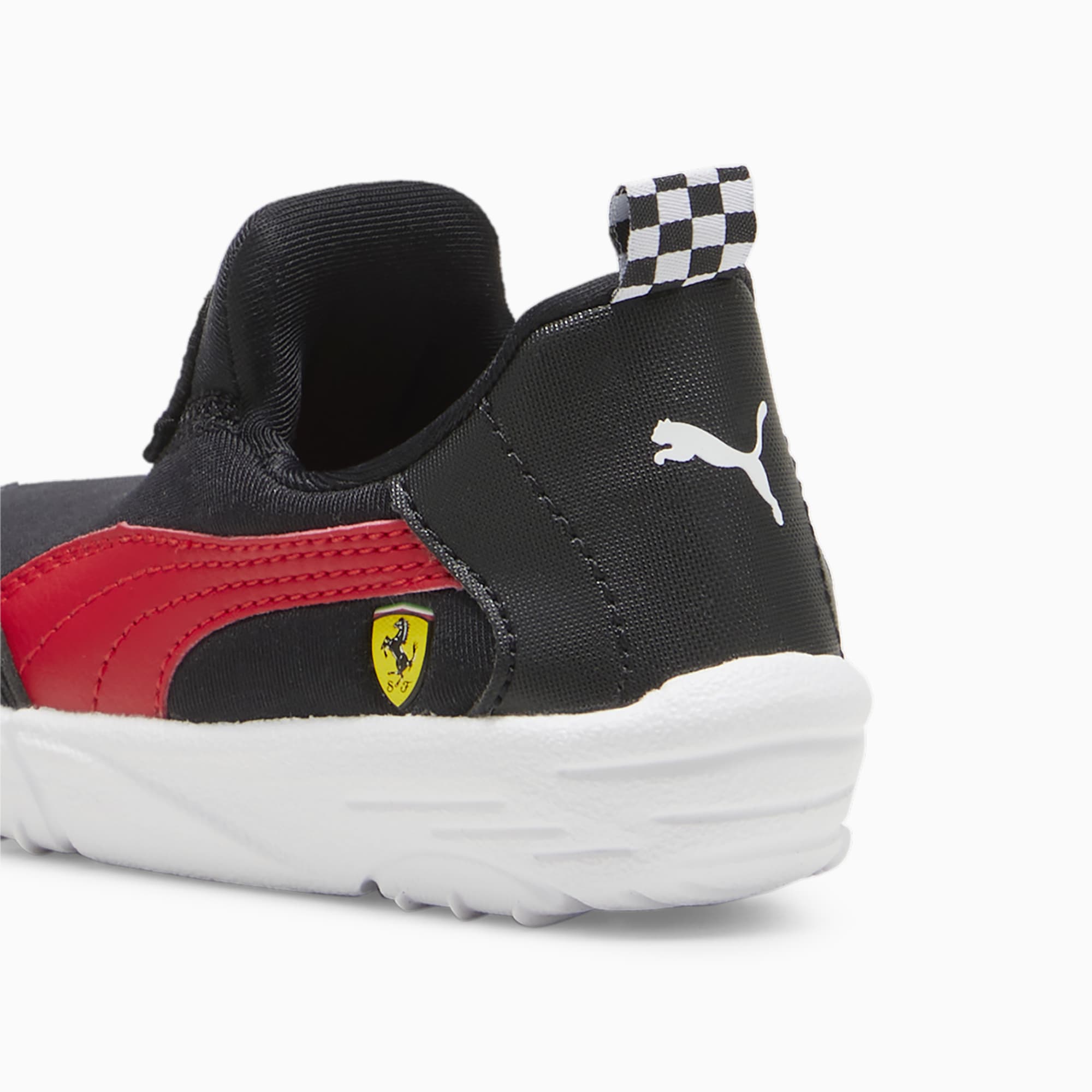 PUMA Scuderia Ferrari Bao Kart Toddlers' Motorsport Shoes, Black, Size 19, Shoes