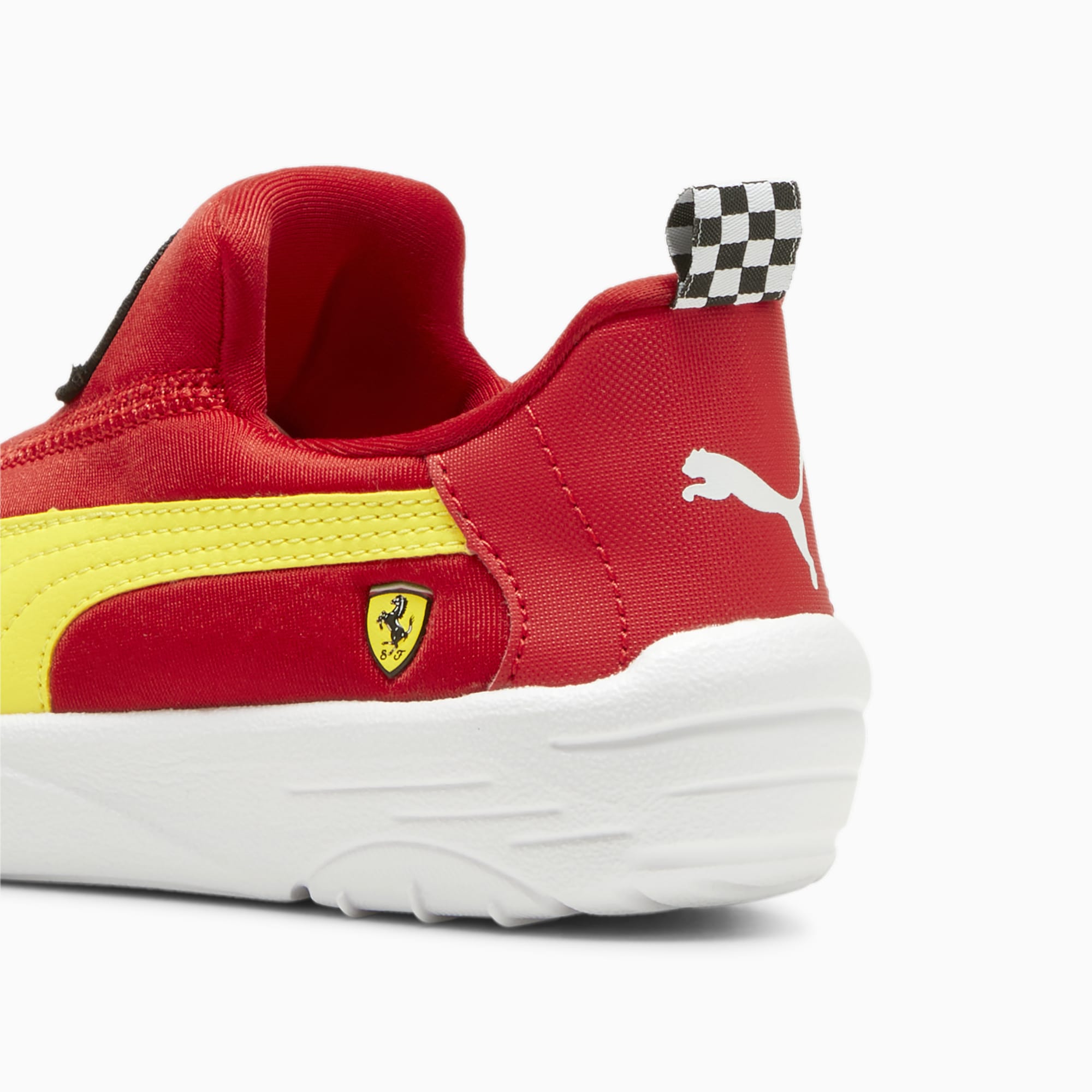 PUMA Scuderia Ferrari Bao Kart Kinder Motorsportschuhe, Rot, Größe: 33, Schuhe