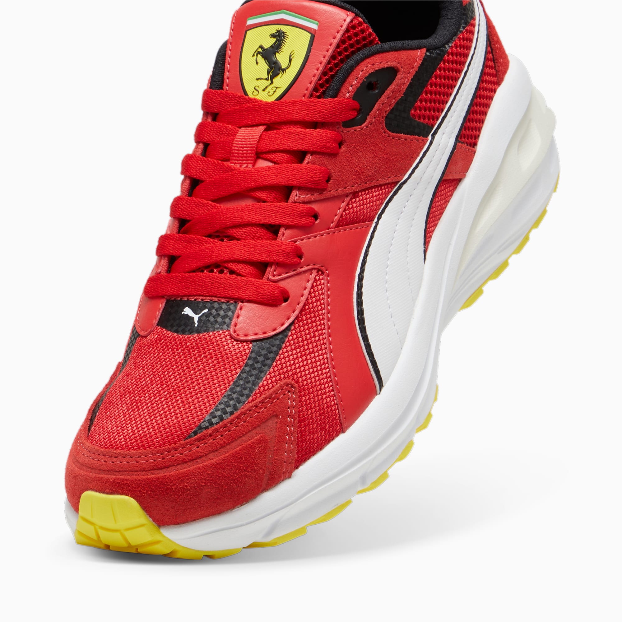 PUMA Scuderia Ferrari Hypnotic sneakers unisex, Rood/Geel/Wit