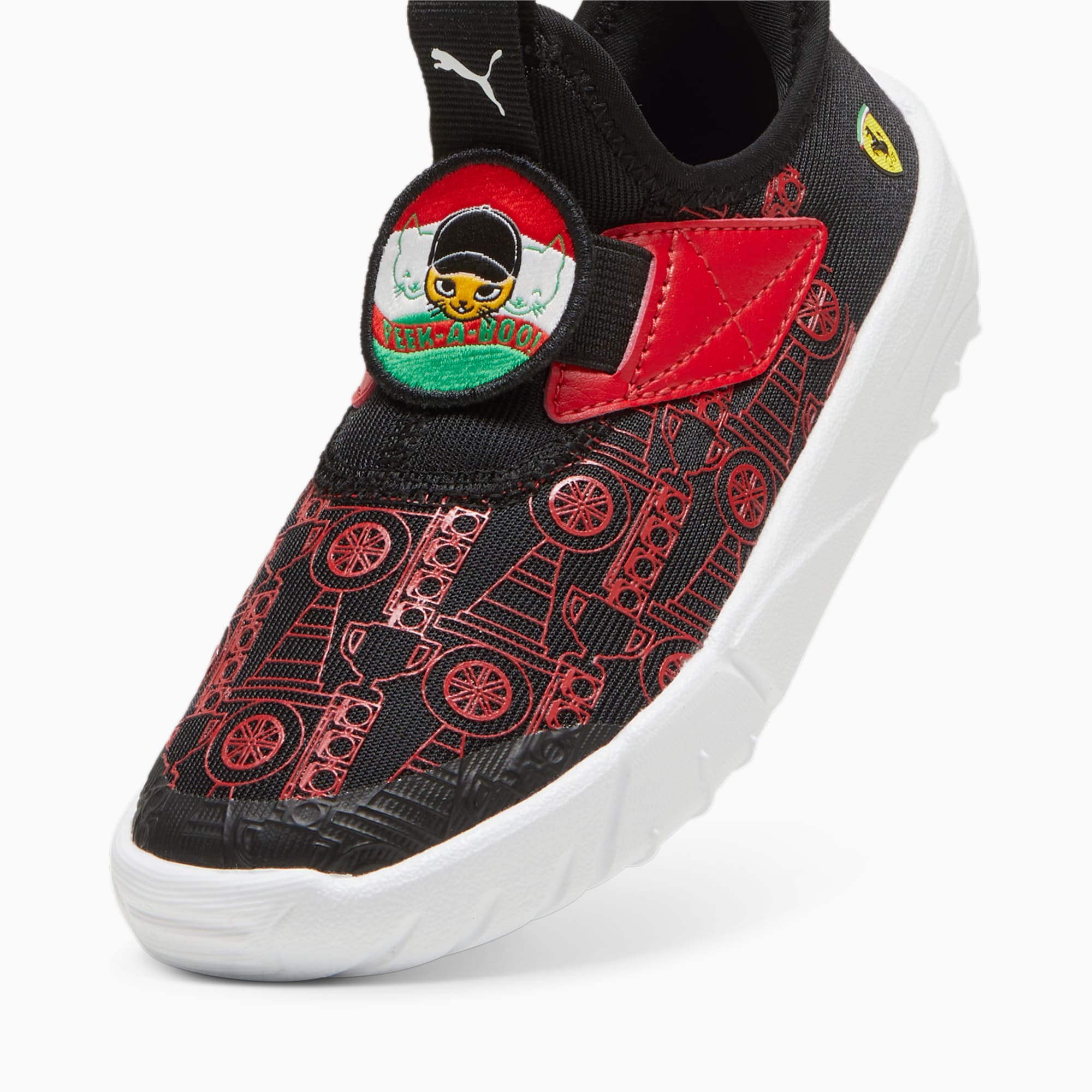 PUMA Scuderia Ferrari Slipkart sneakers, Rood/Zwart