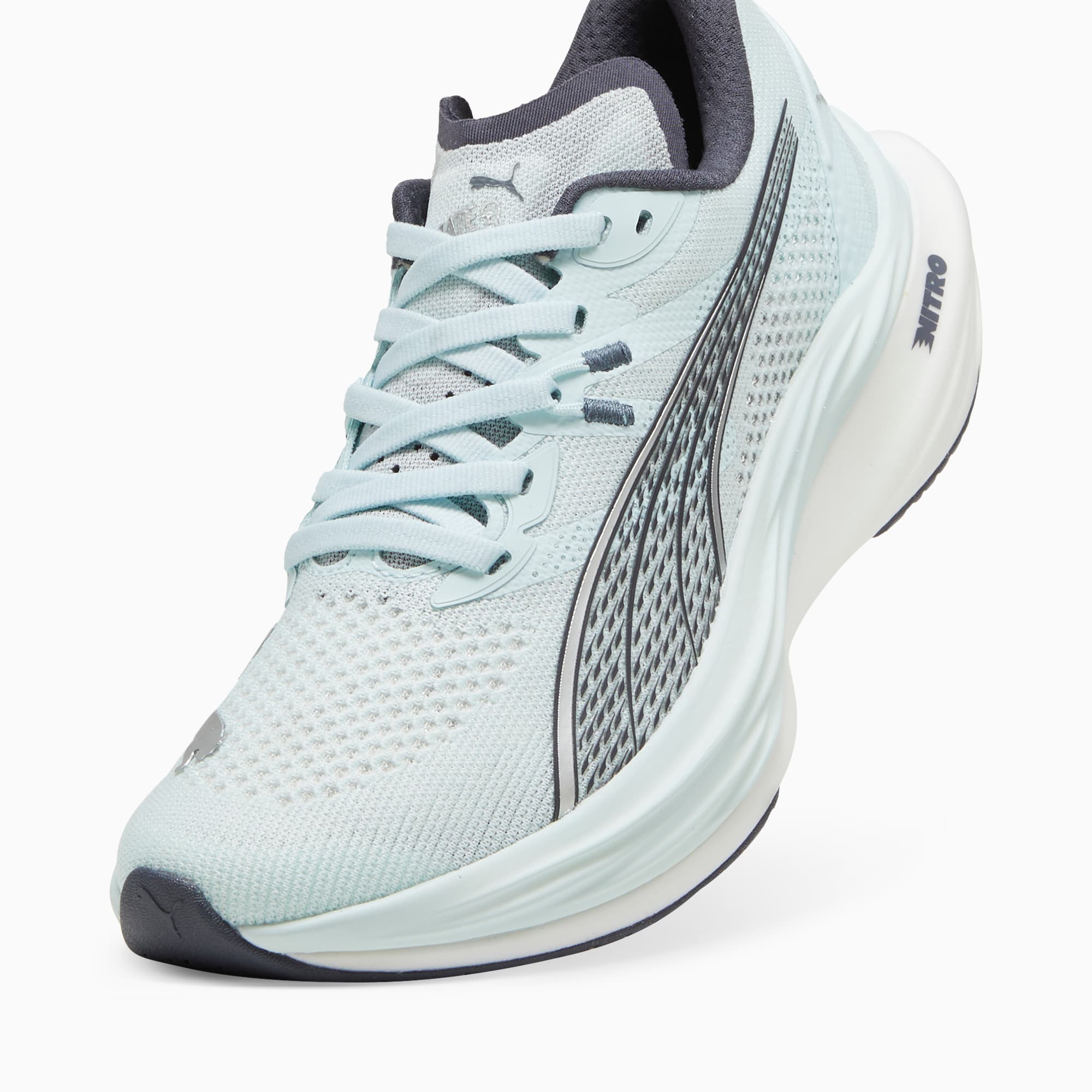 PUMA Deviate NITRO™ 3 hardloopschoenen voor Dames, Blauw/Grijs
