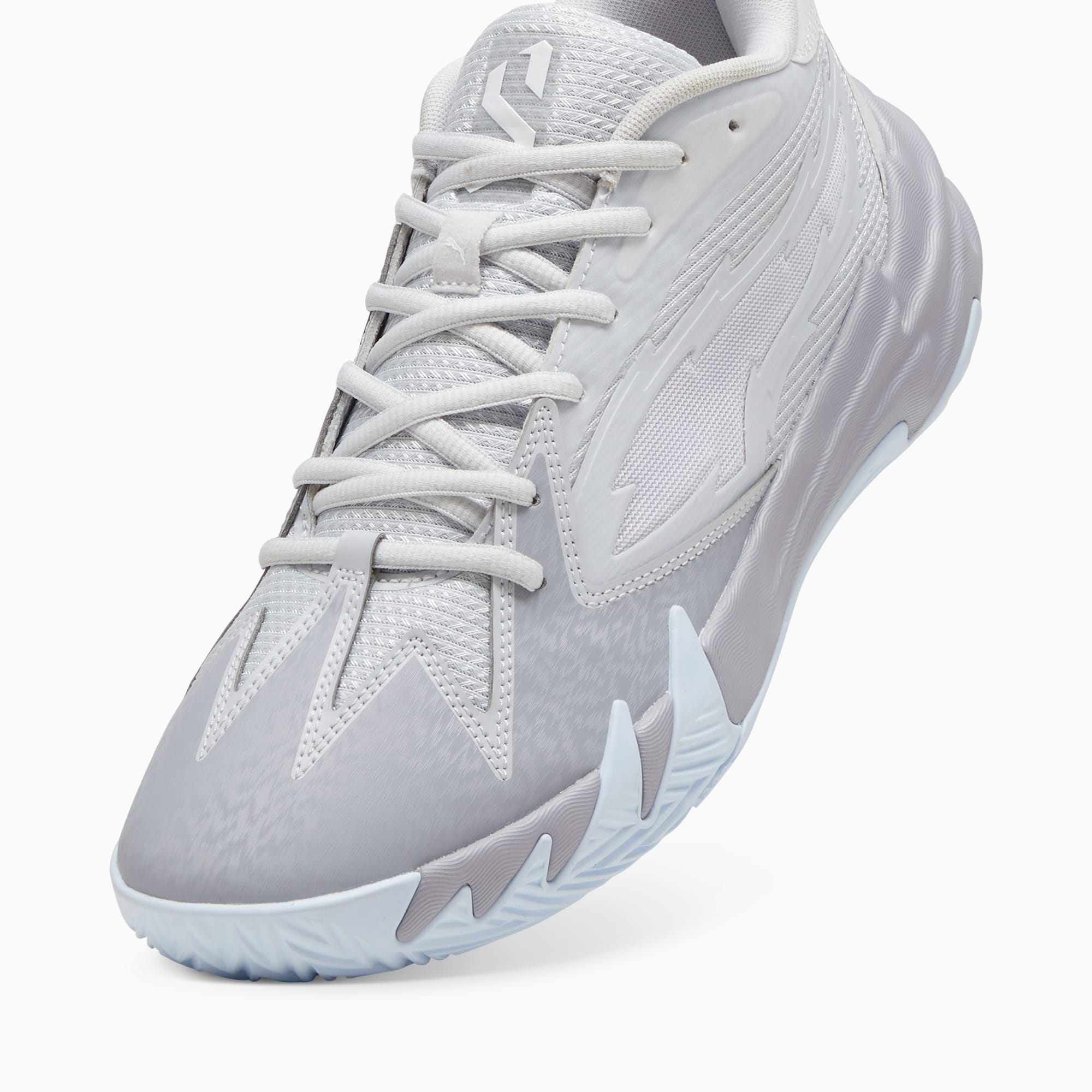 PUMA Scoot Zeros Grey Frost basketbalschoenen, Grijs/Zilver