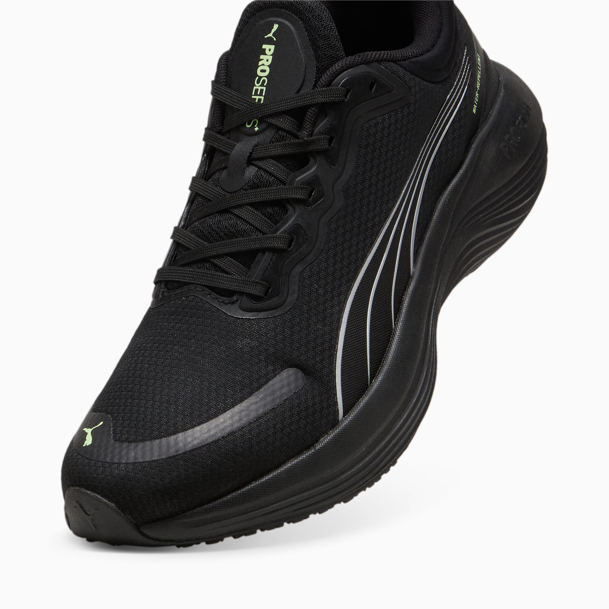 PUMA Scend Pro WTR hardloopschoenen unisex, Zilver/Zwart