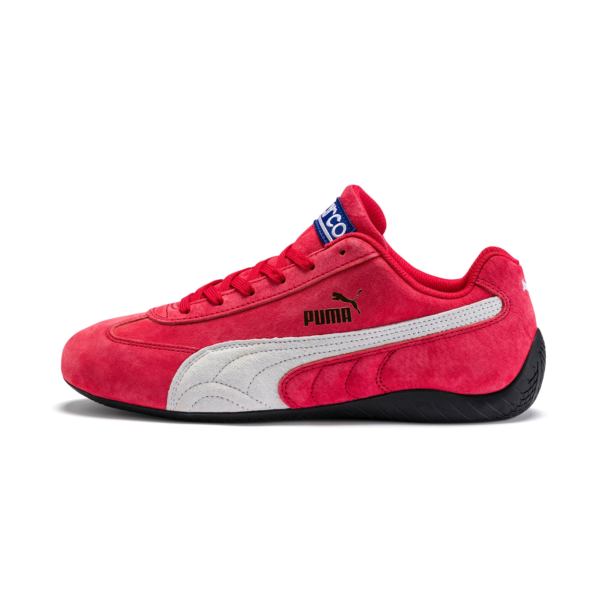 PUMA Chaussure Basket SpeedCat Sparco, Rouge/Blanc, Taille 40, Chaussures