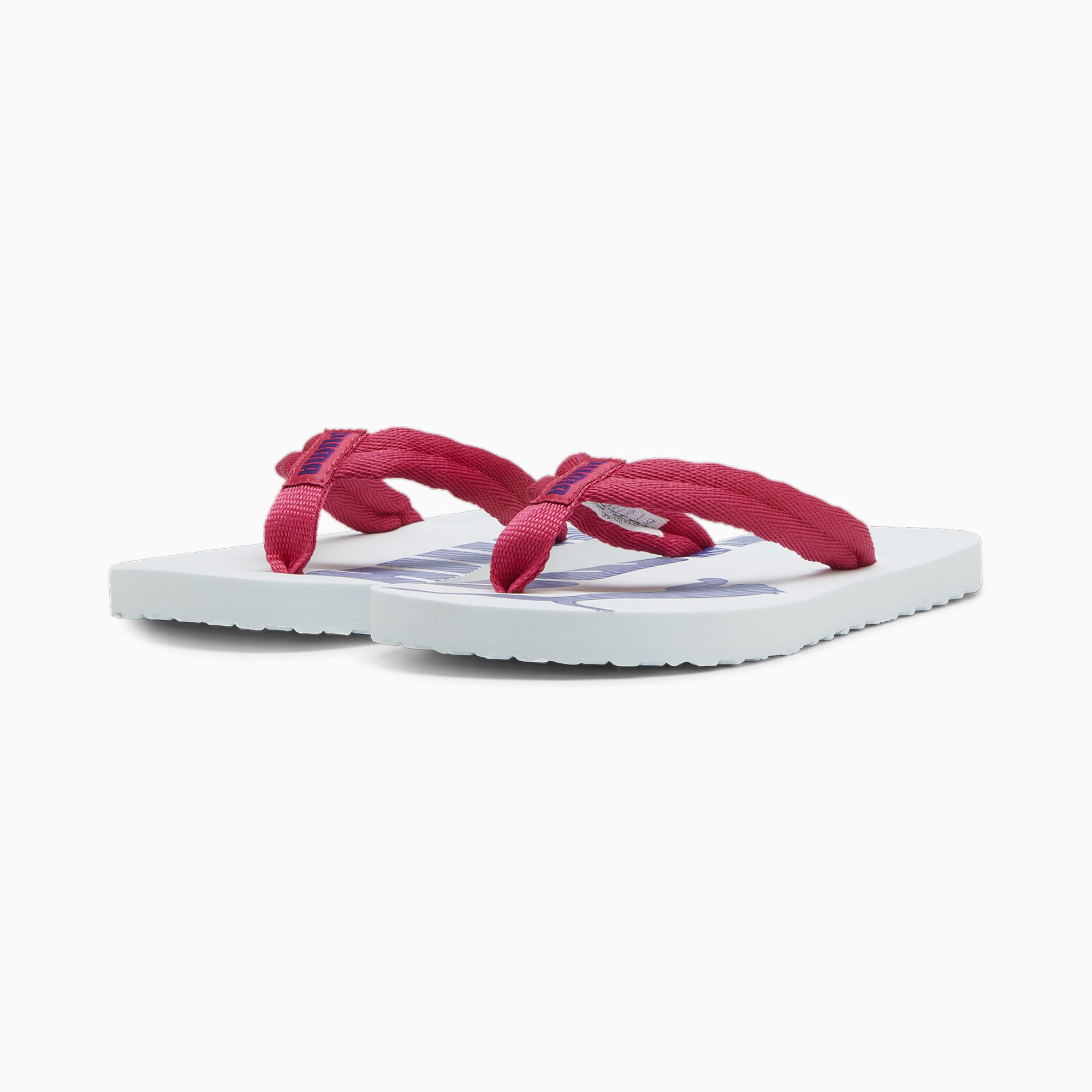 PUMA Epic Flip V2 Kids' Sandals, Garnet Rose/Dewdrop/Violet, Size 35,5, Shoes