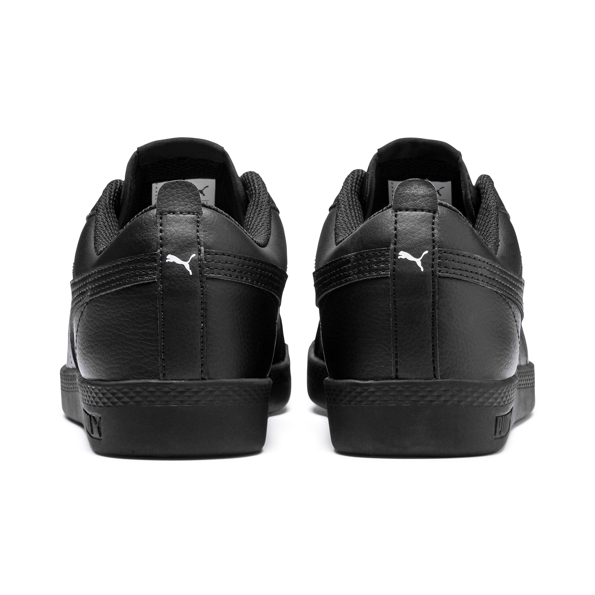 PUMA Smash V2 Leather Women's Trainers, Black, Size 35,5, Shoes