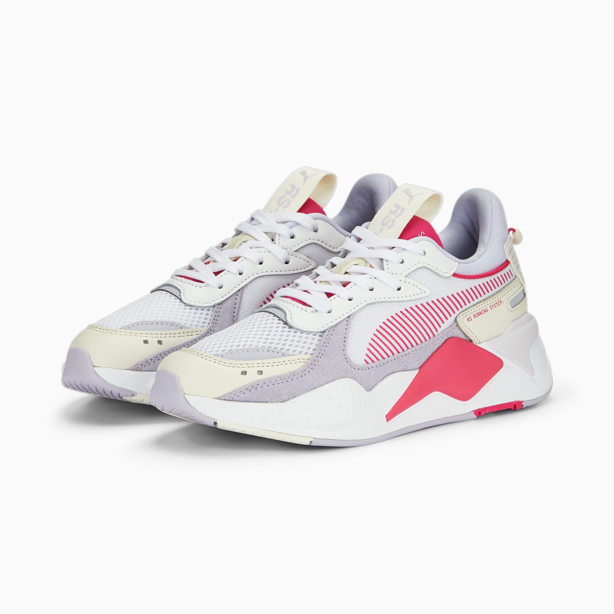 Women's PUMA Rs-X Reinvention Trainers, White/Spring Lavender, Size 35,5, Shoes