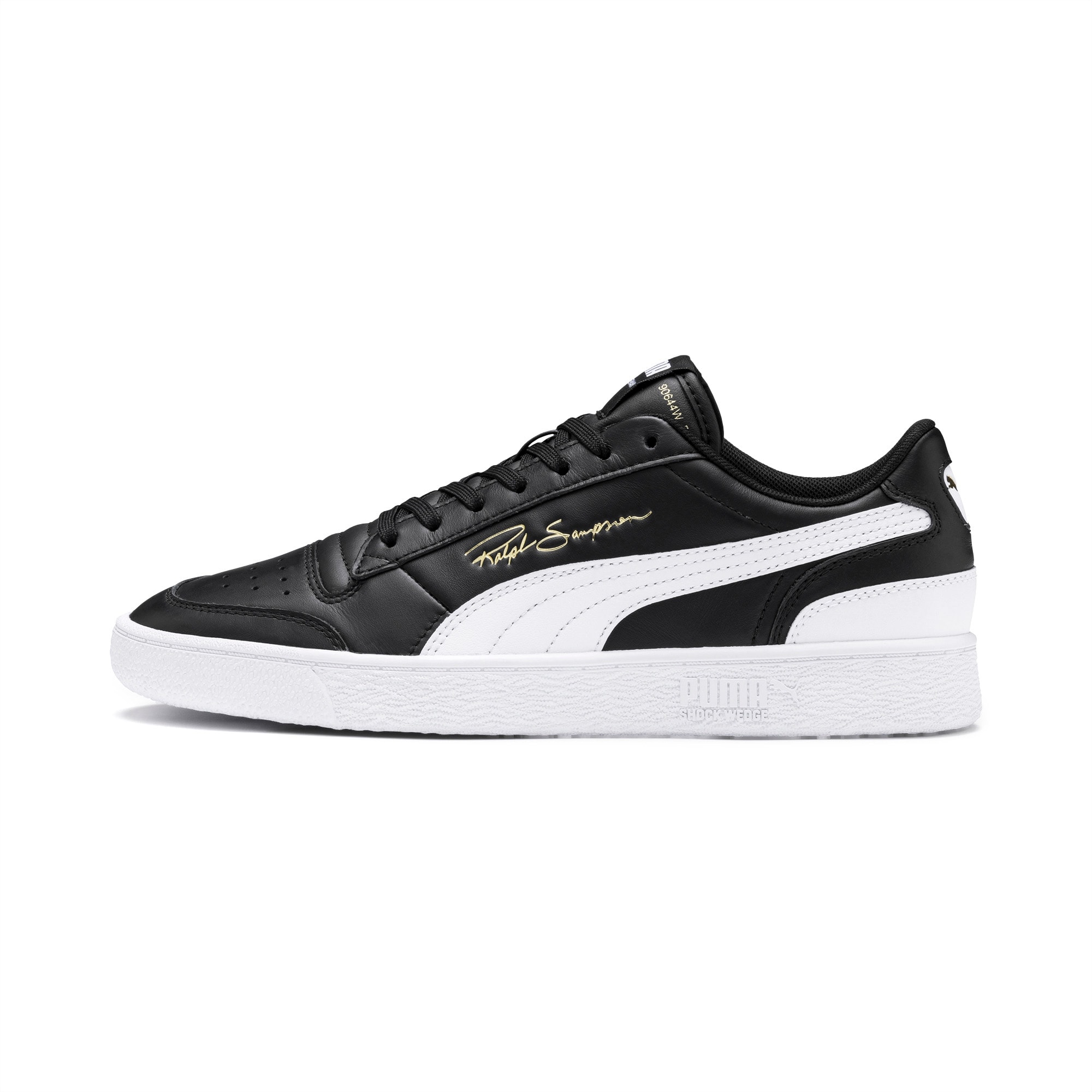 PUMA Chaussure Ralph Sampson Lo sneakers, Blanc/Noir, Taille 36, Chaussures