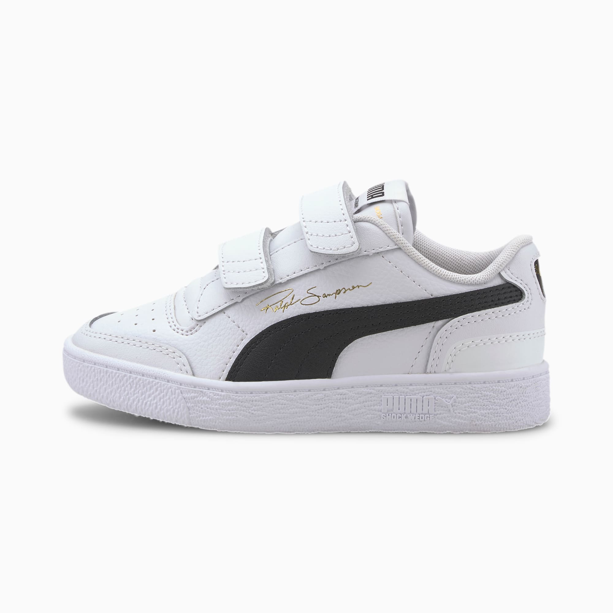 PUMA Chaussure Ralph Sampson Lo V kindersneakers pour Enfant, Blanc/Noir, Taille 34.5, Chaussures
