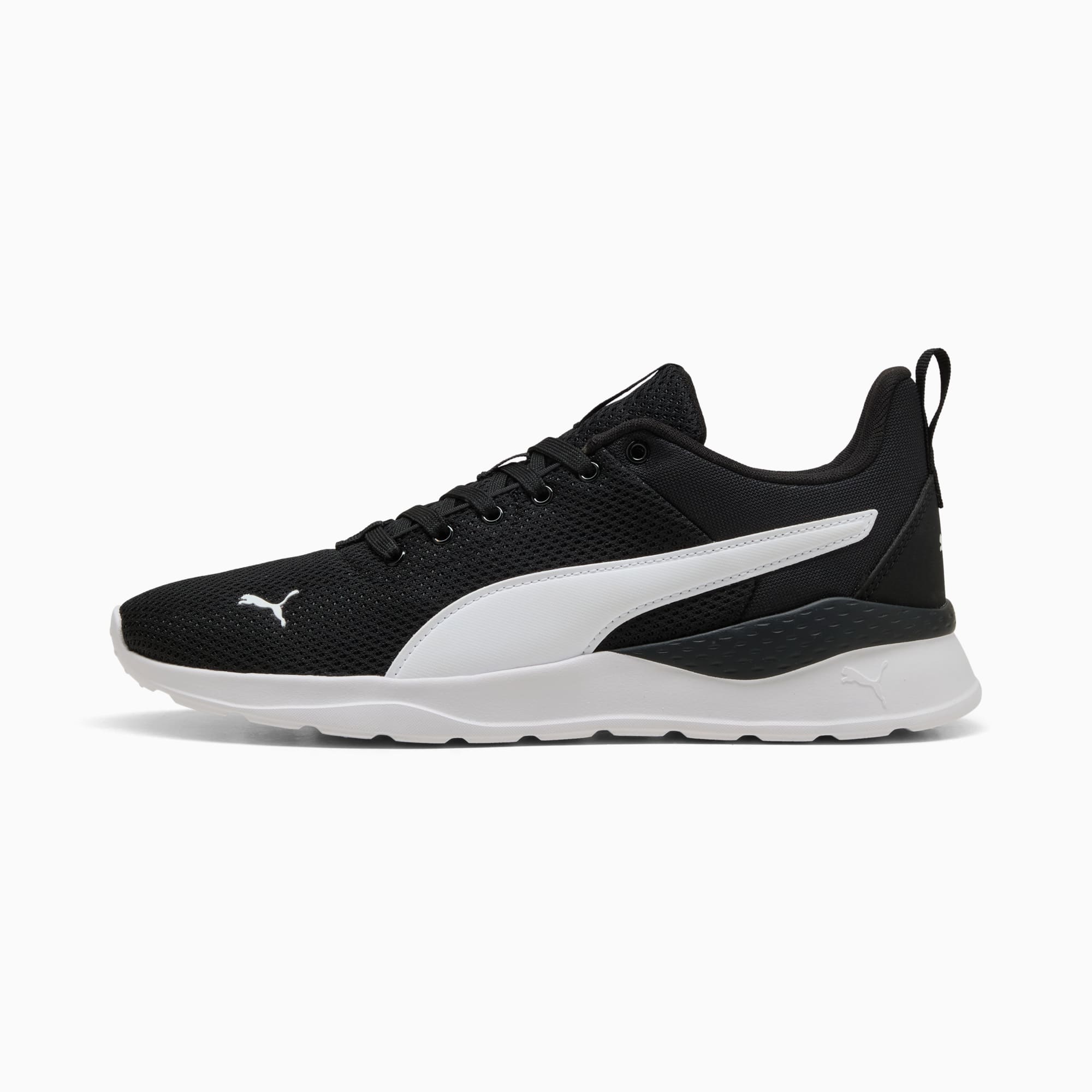 Women's PUMA Anzarun Lite Trainers, Black/White, Size 35,5, Shoes