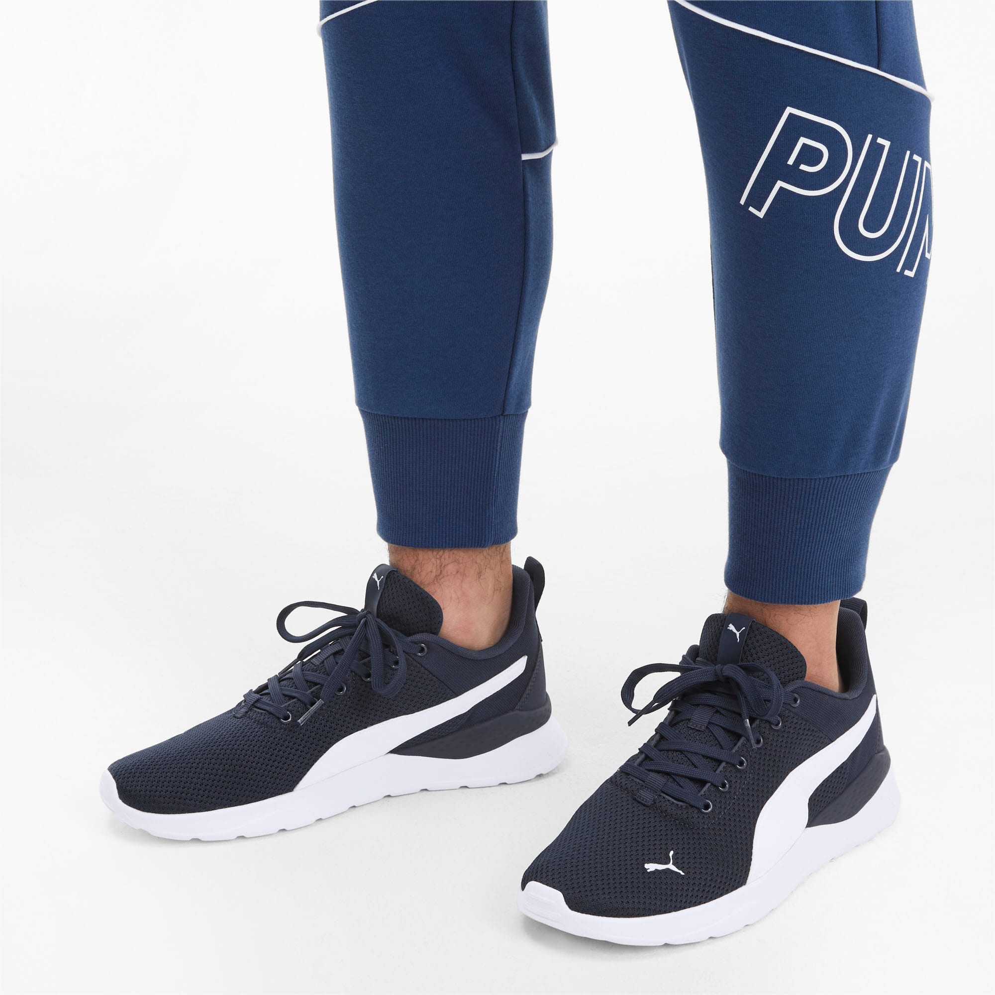 Women's PUMA Anzarun Lite Trainers, Peacoat/White, Size 35,5, Shoes